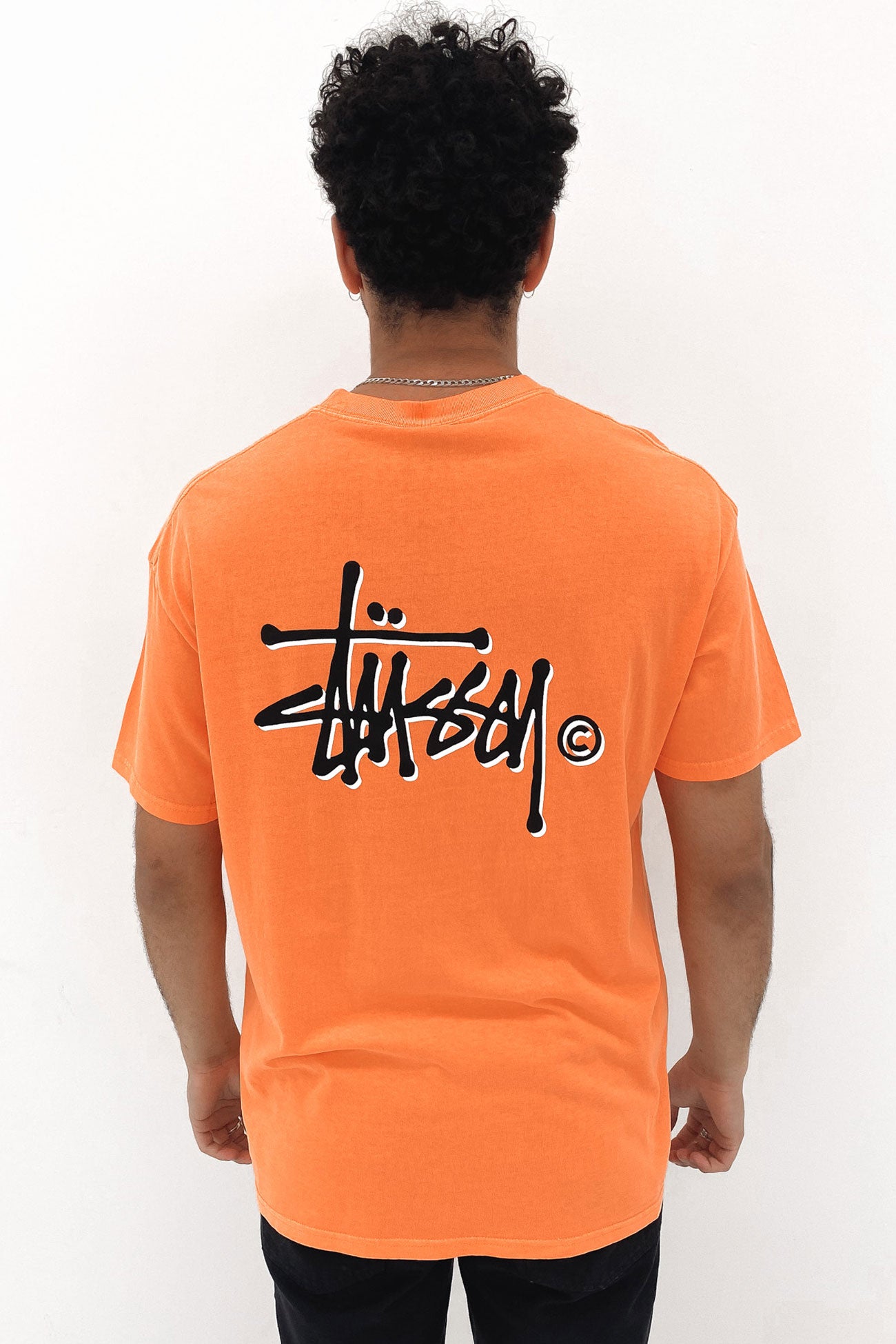 Pigment Shadow Graffiti Short Sleeve Tee Pigment Apricot