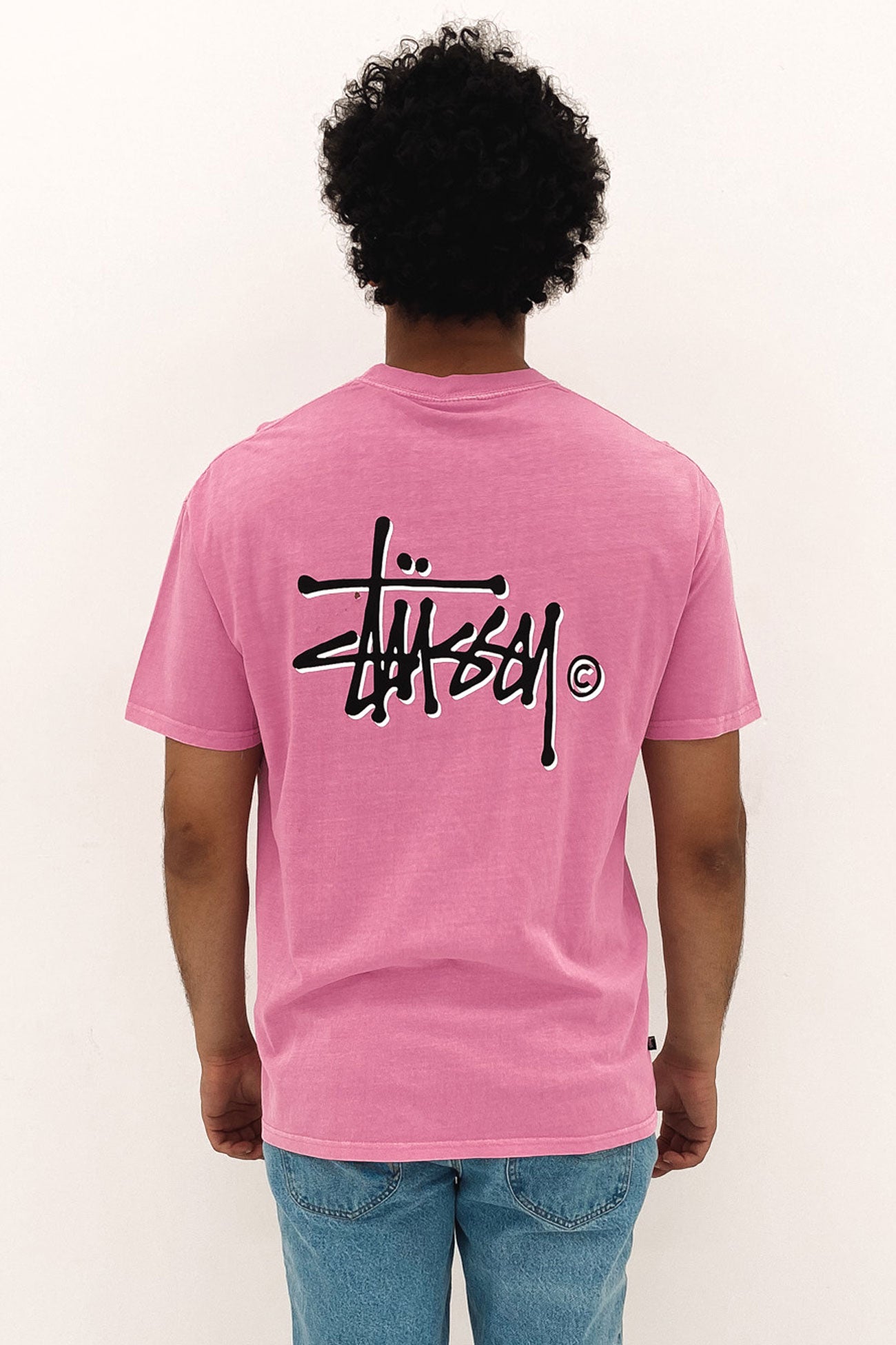 Pigment Shadow Graffiti Short Sleeve Tee Pigment Candy Pink