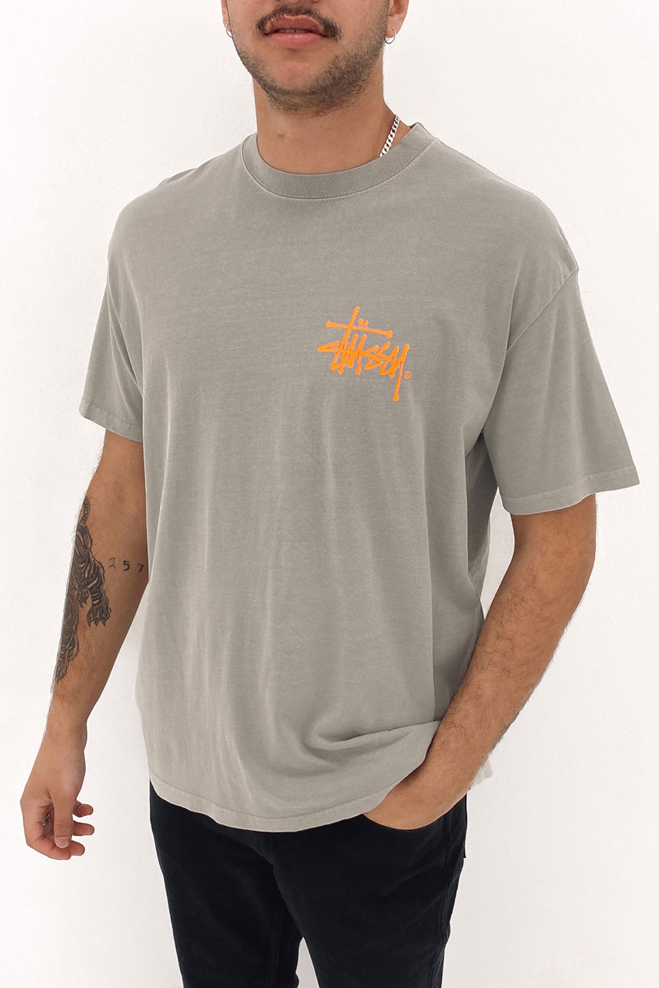 Pigment Shadow Graffiti Short Sleeve Tee Pigment Stone