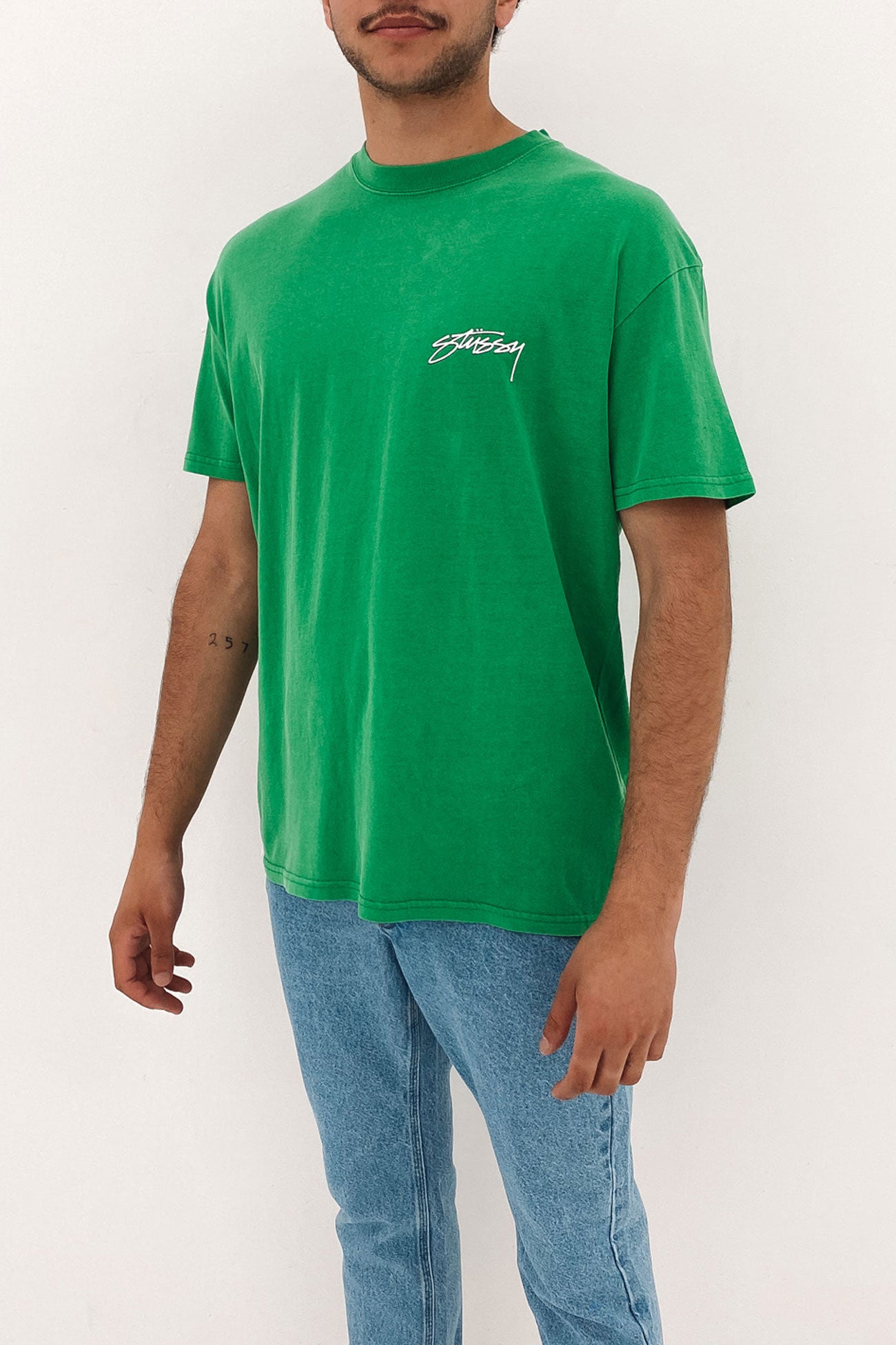 Pigment Stussy Designs Short Sleeve Tee Pigment Apple Green