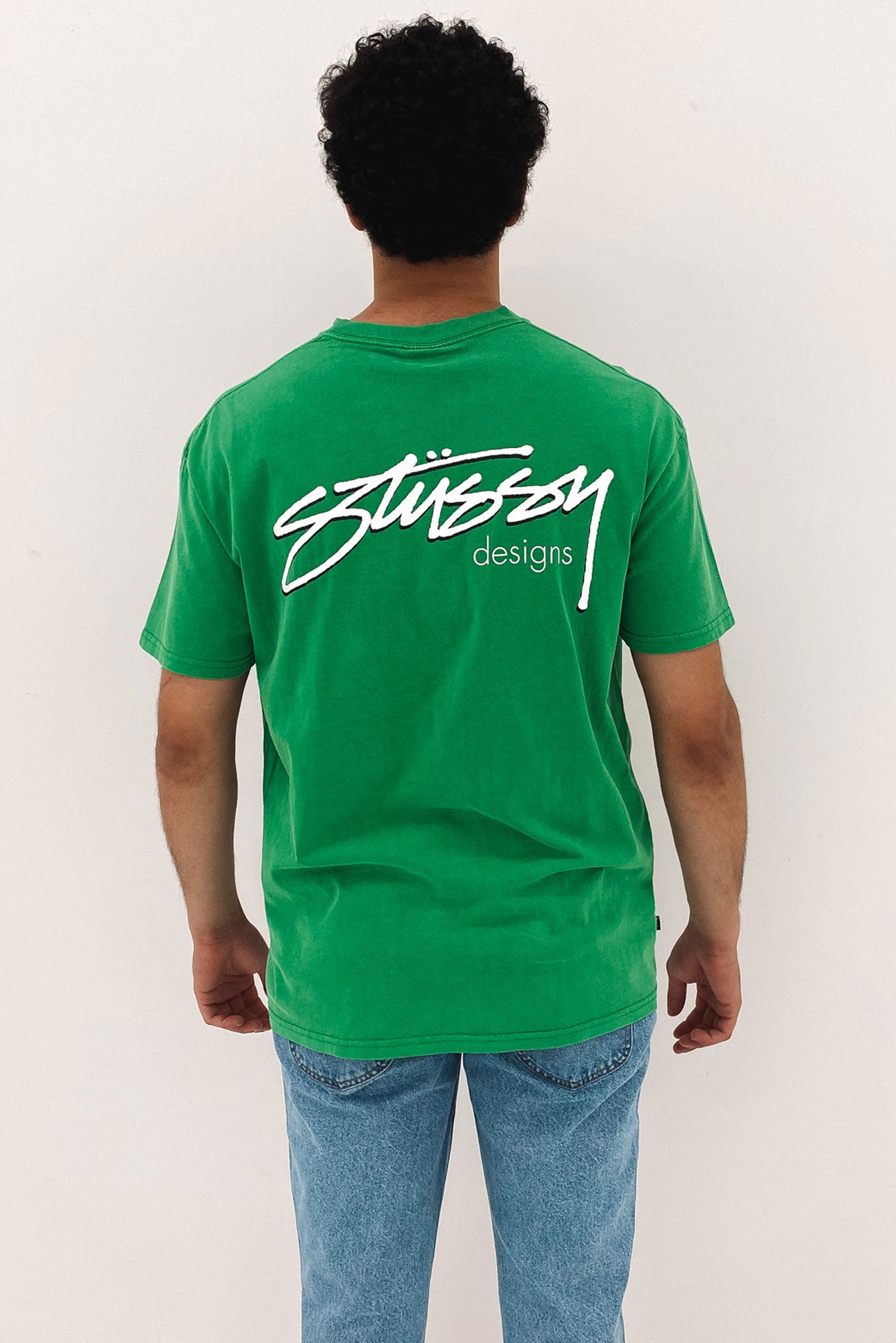 Pigment Stussy Designs Short Sleeve Tee Pigment Apple Green