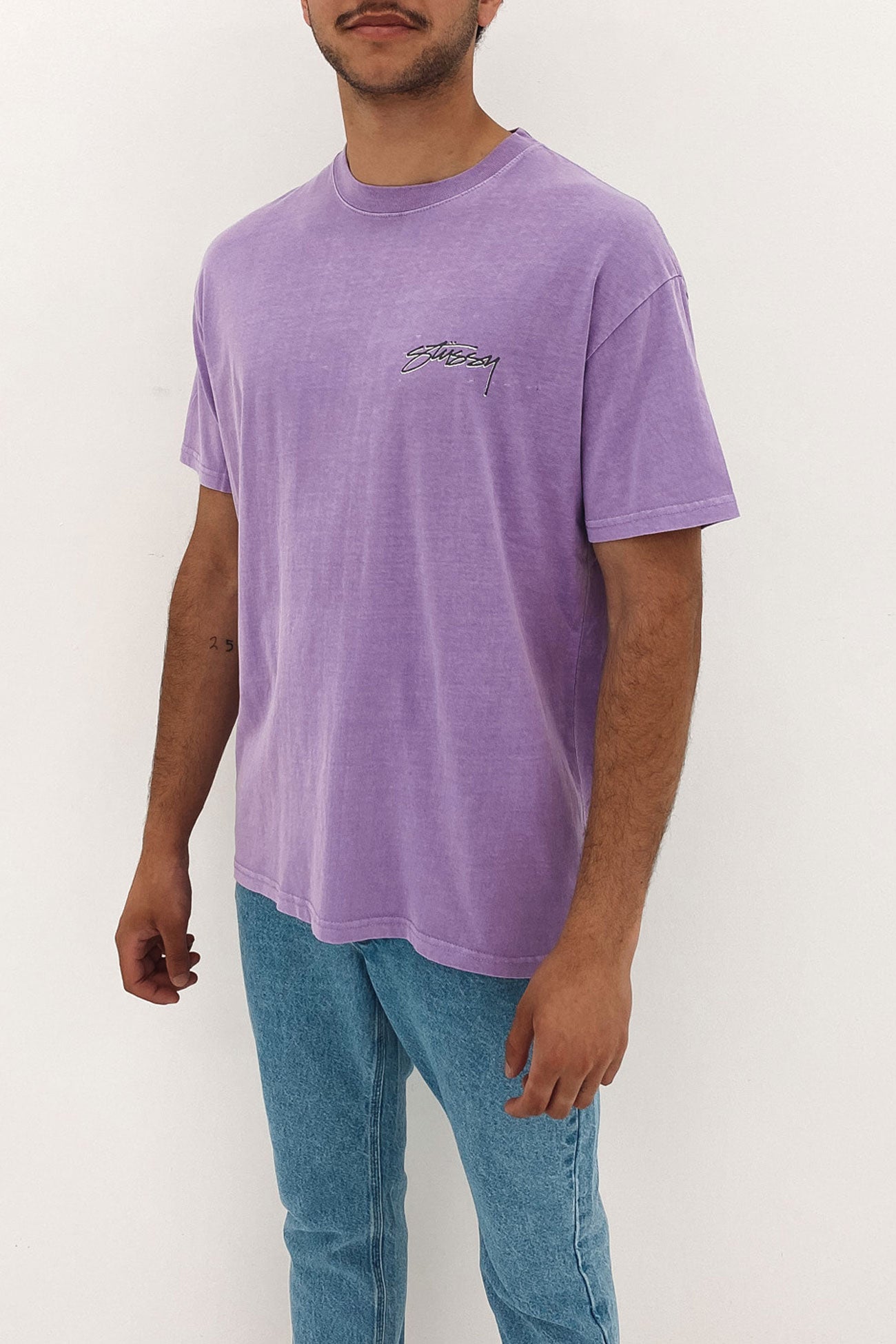 Pigment Stussy Designs Short Sleeve Tee Pigment Orchid