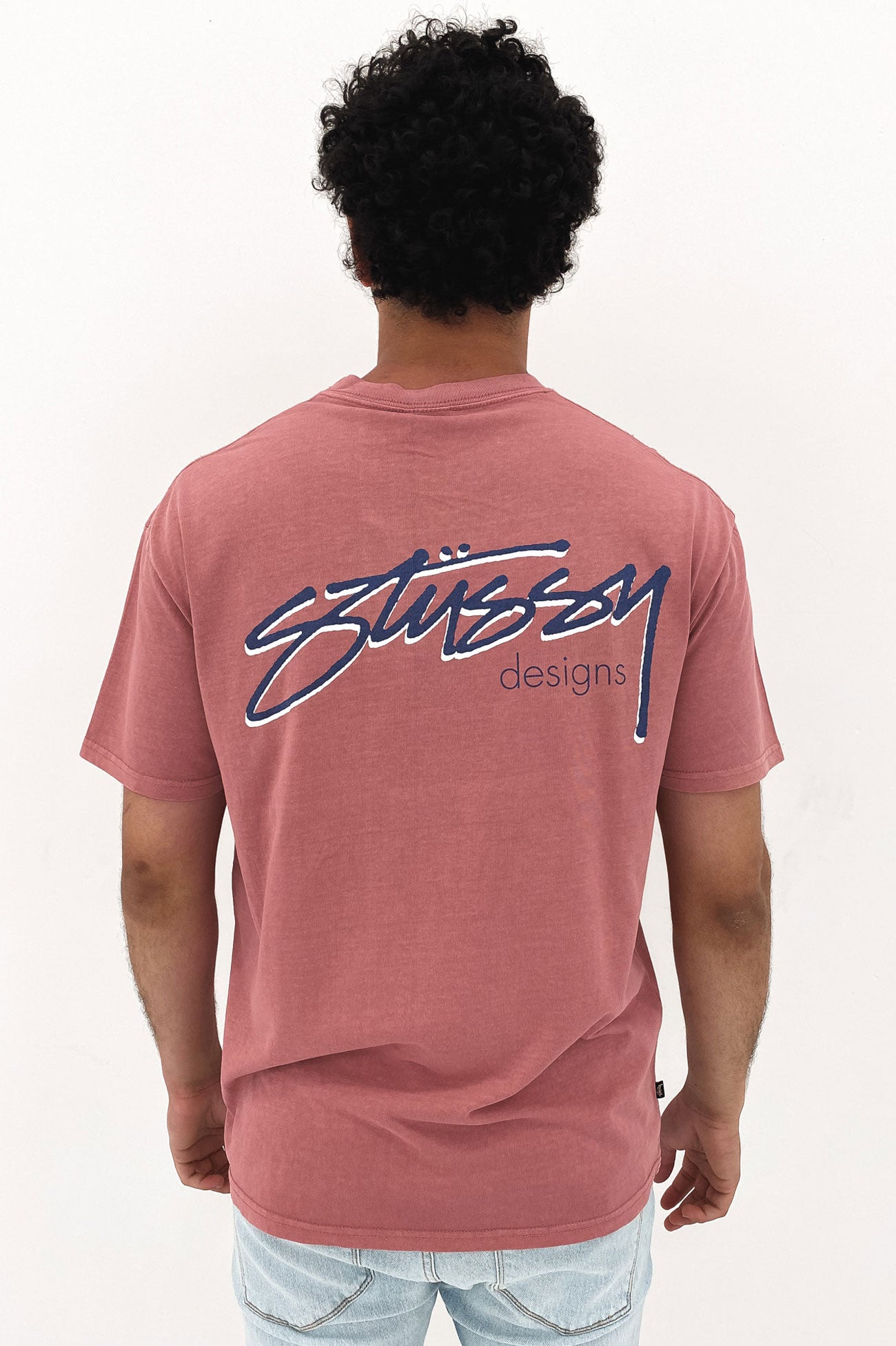 Pigment Stussy Designs Short Sleeve Tee Pigment Rose