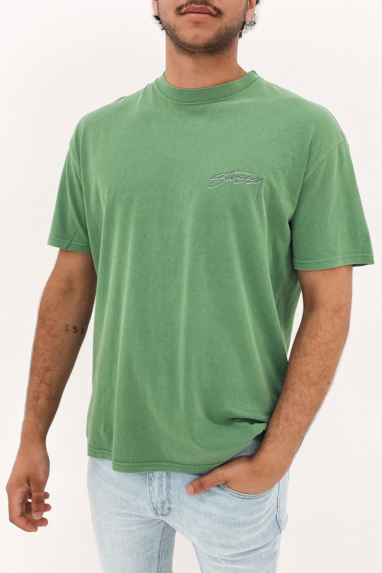 Pigment Stussy Designs Short Sleeve Tee Pigment Tea Green