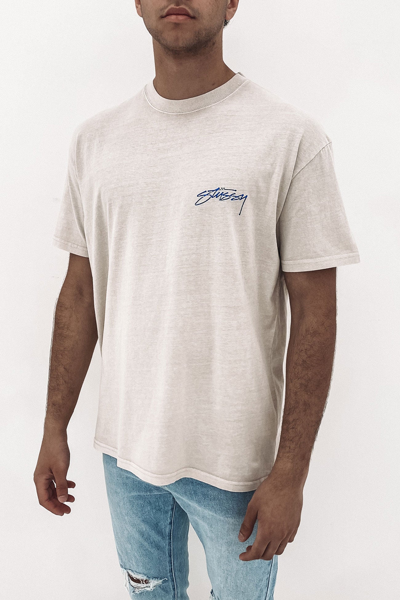 Pigment Stussy Designs Short Sleeve Tee Pigment White Sand