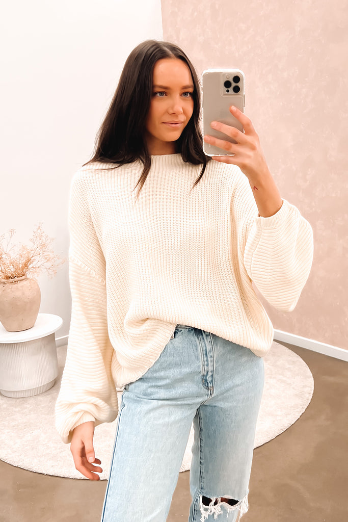 Pippa Knit Cream - Jean Jail