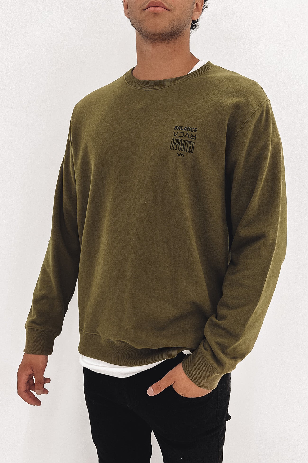 Prize Fight Crew Dark Olive