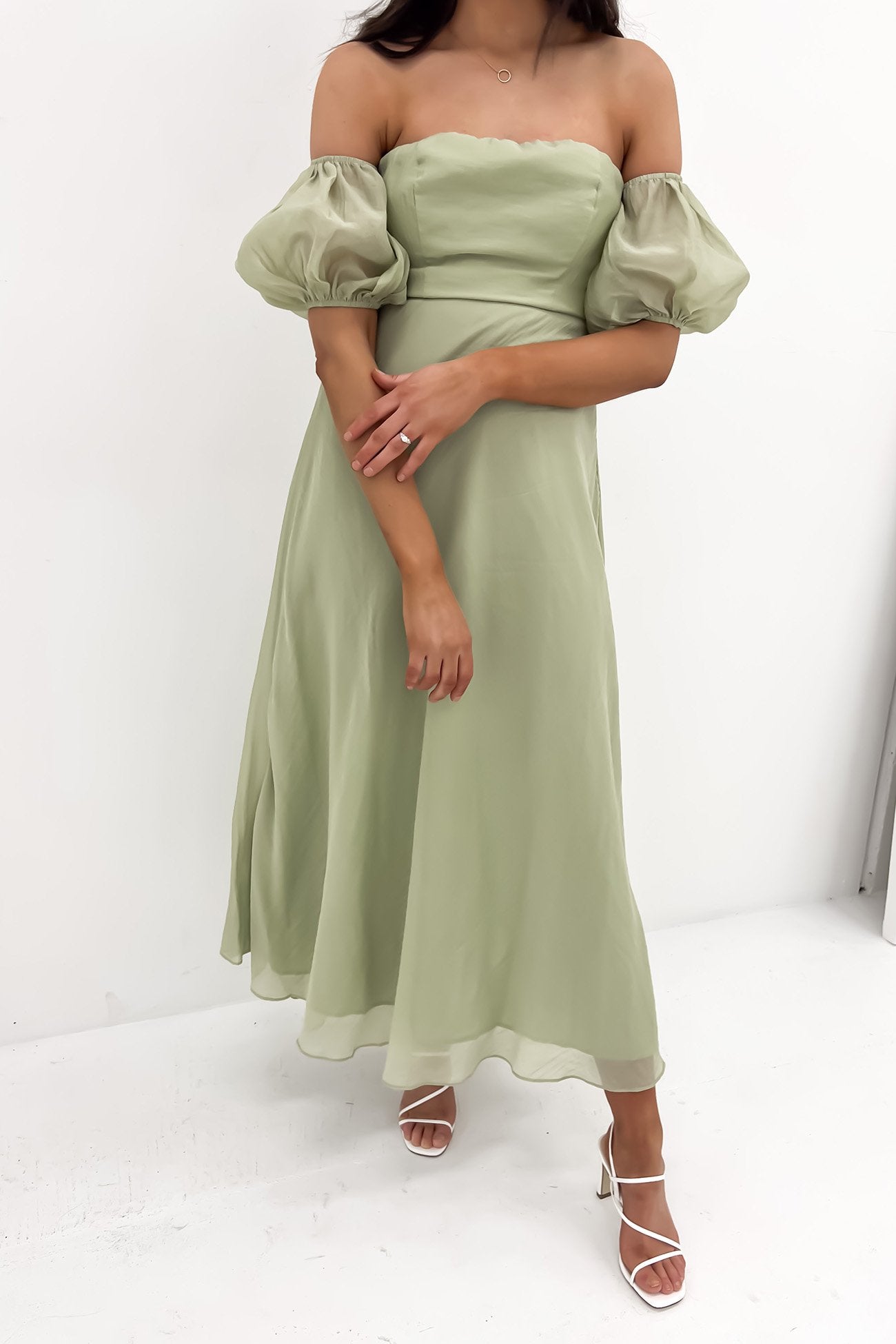 Purdie Midi Dress Green