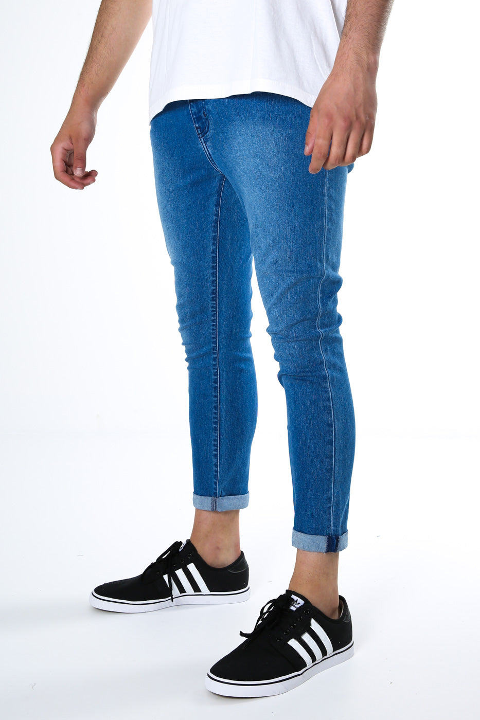 R1 Skinny Roller Jean Blue Steel