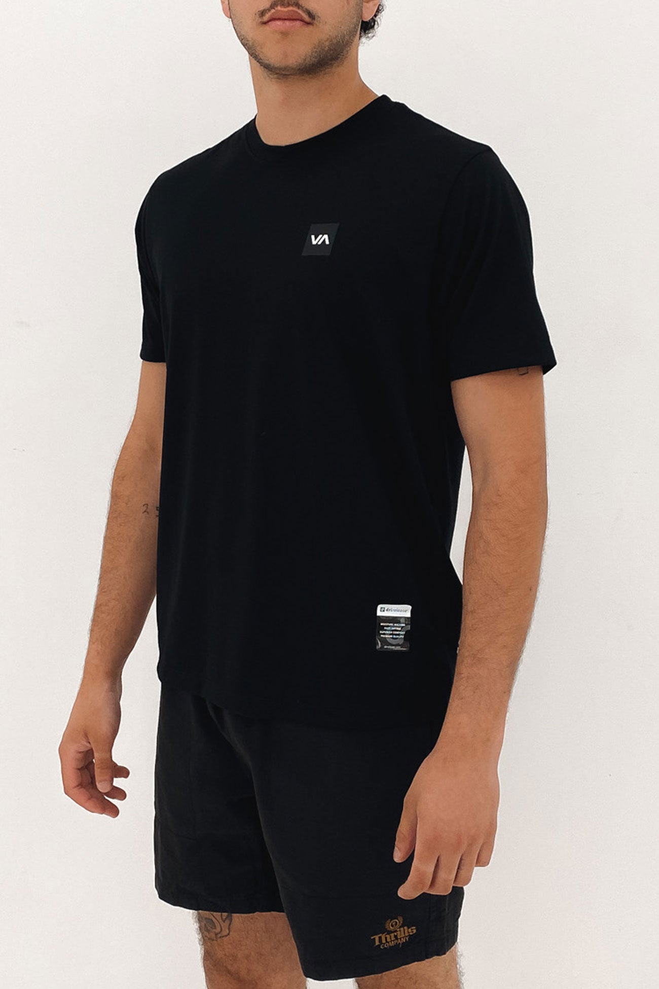 RVCA 2X Short Sleeve Tee Black