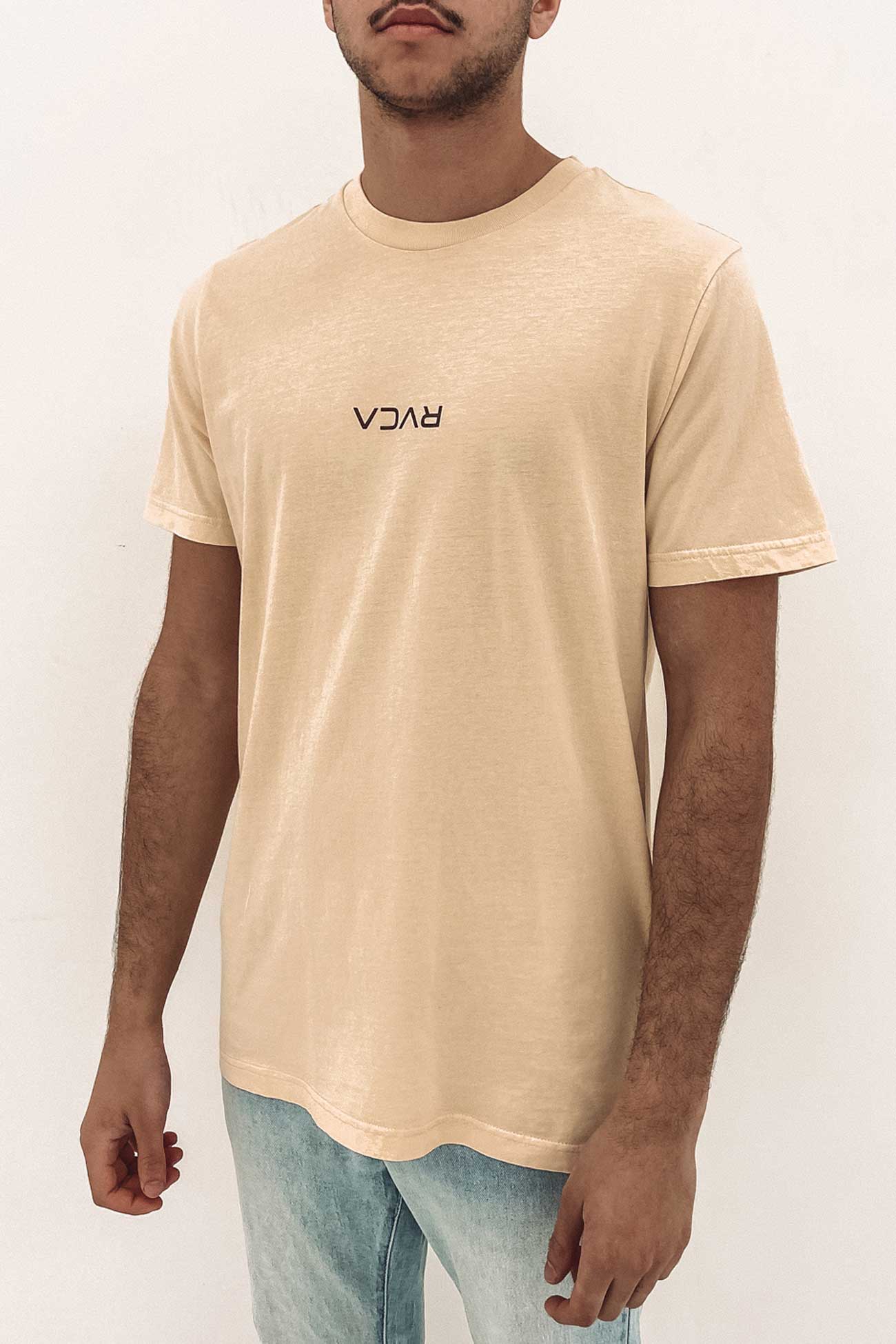 RVCA Mini Flipped Short Sleeve Tee Bleached