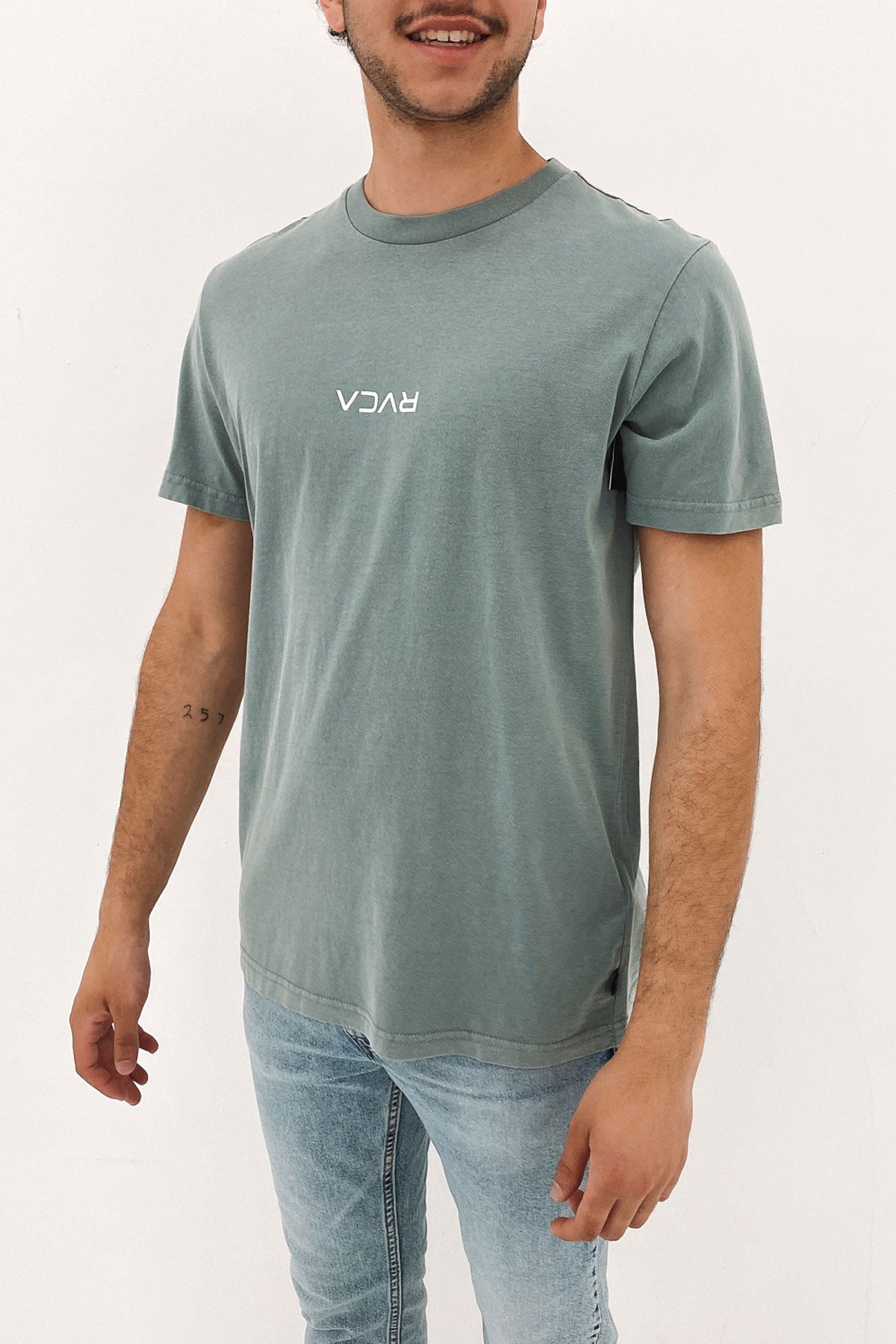 RVCA Mini Flipped Short Sleeve Tee Scrub