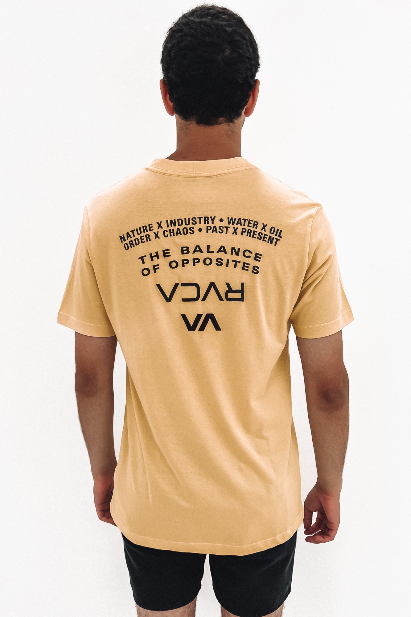 RVCA Slice Short Sleeve Tee Clay