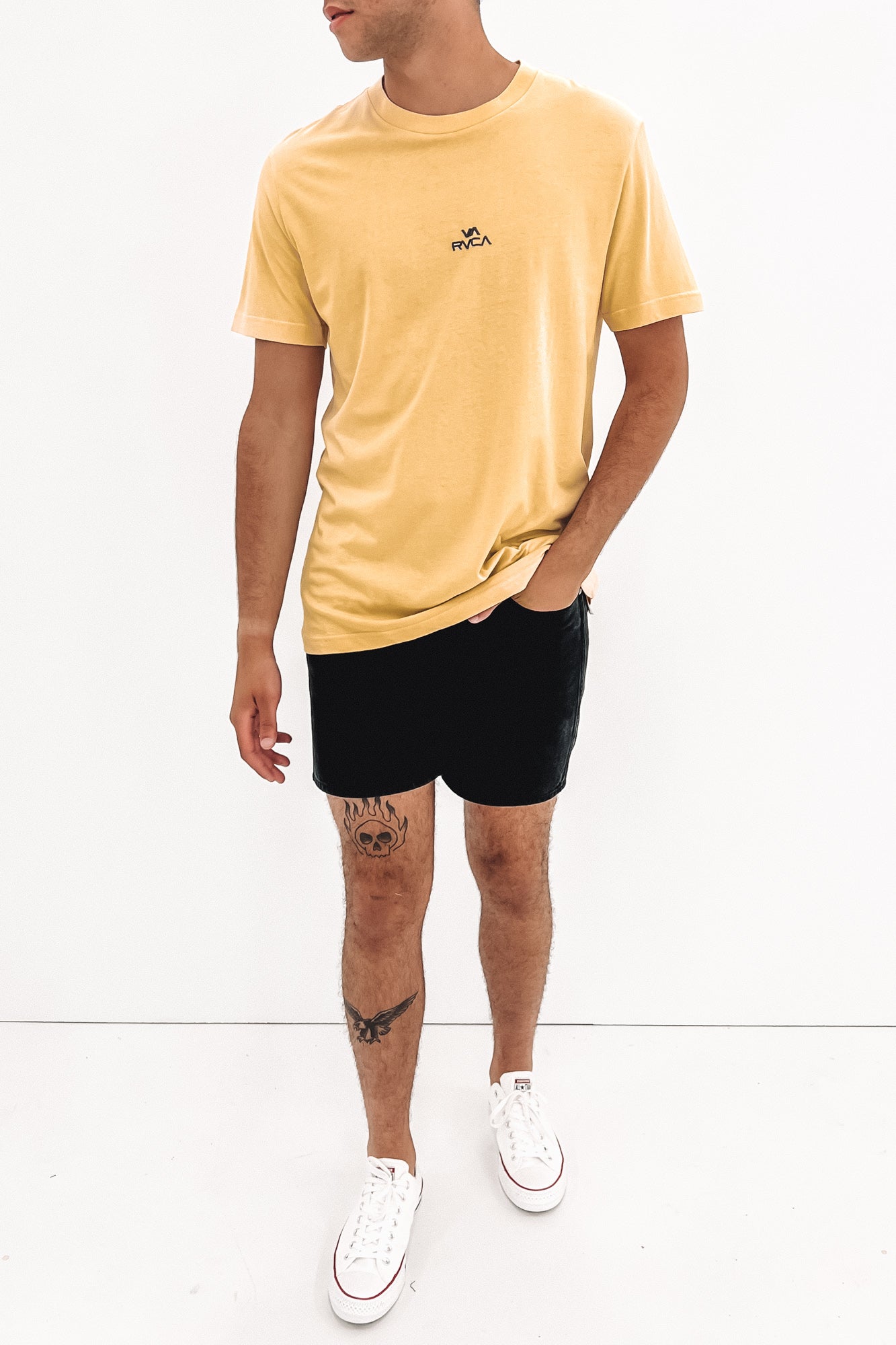 RVCA Slice Short Sleeve Tee Clay