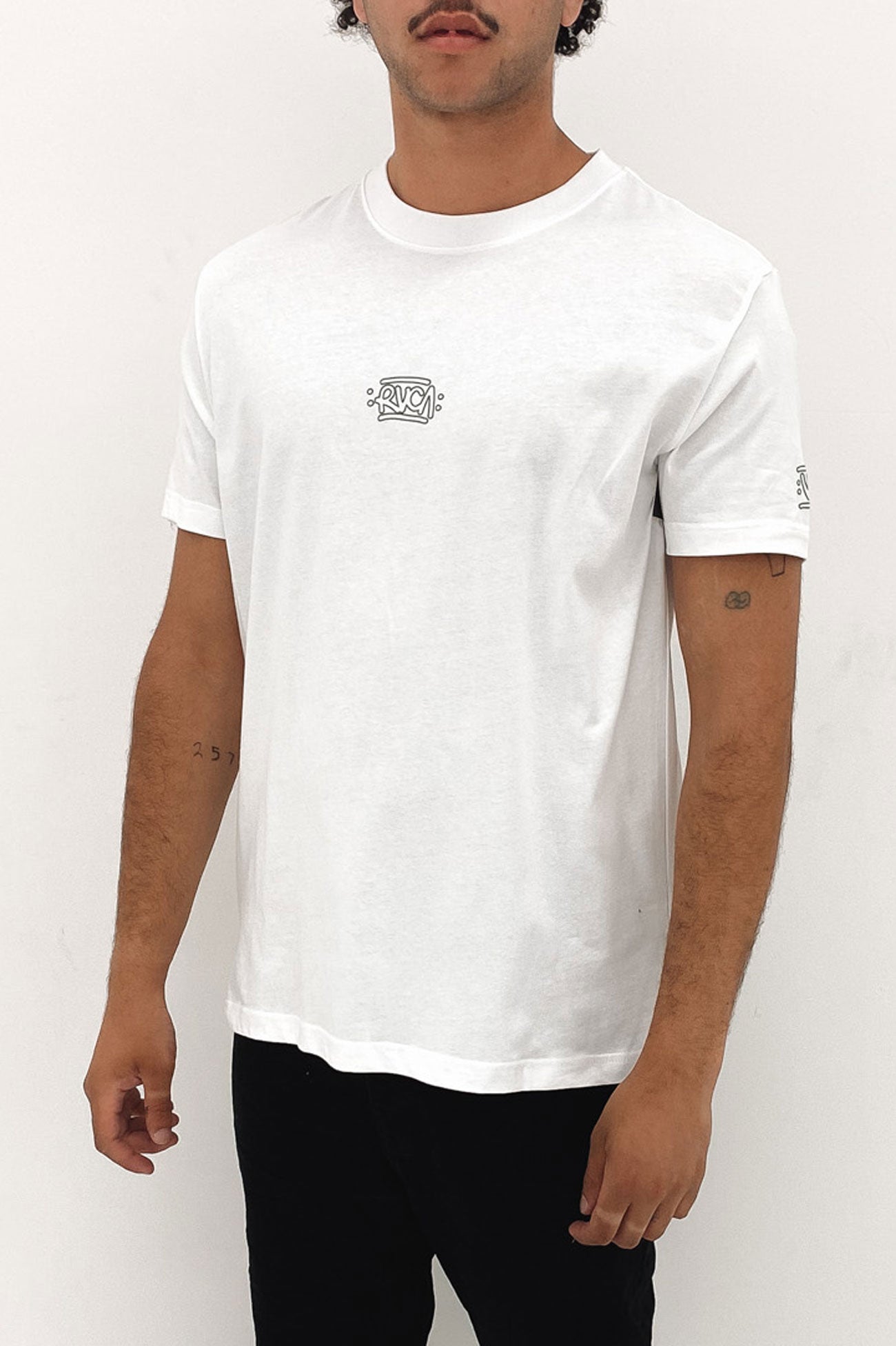 RVCA Streets Short Sleeve Tee White