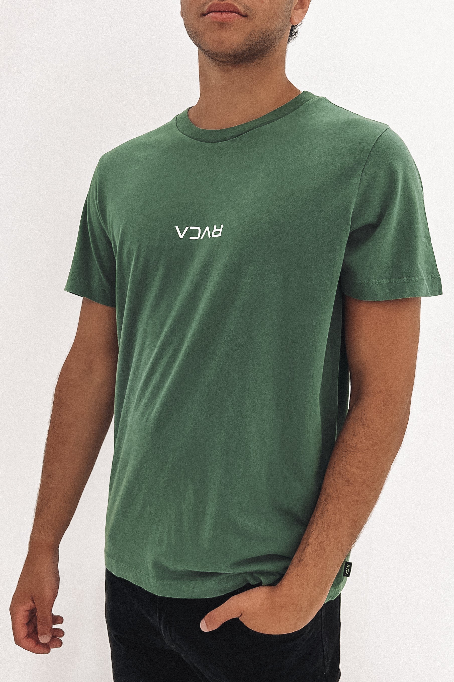 RVCA Mini Flipped Short Sleeve Tee Forest