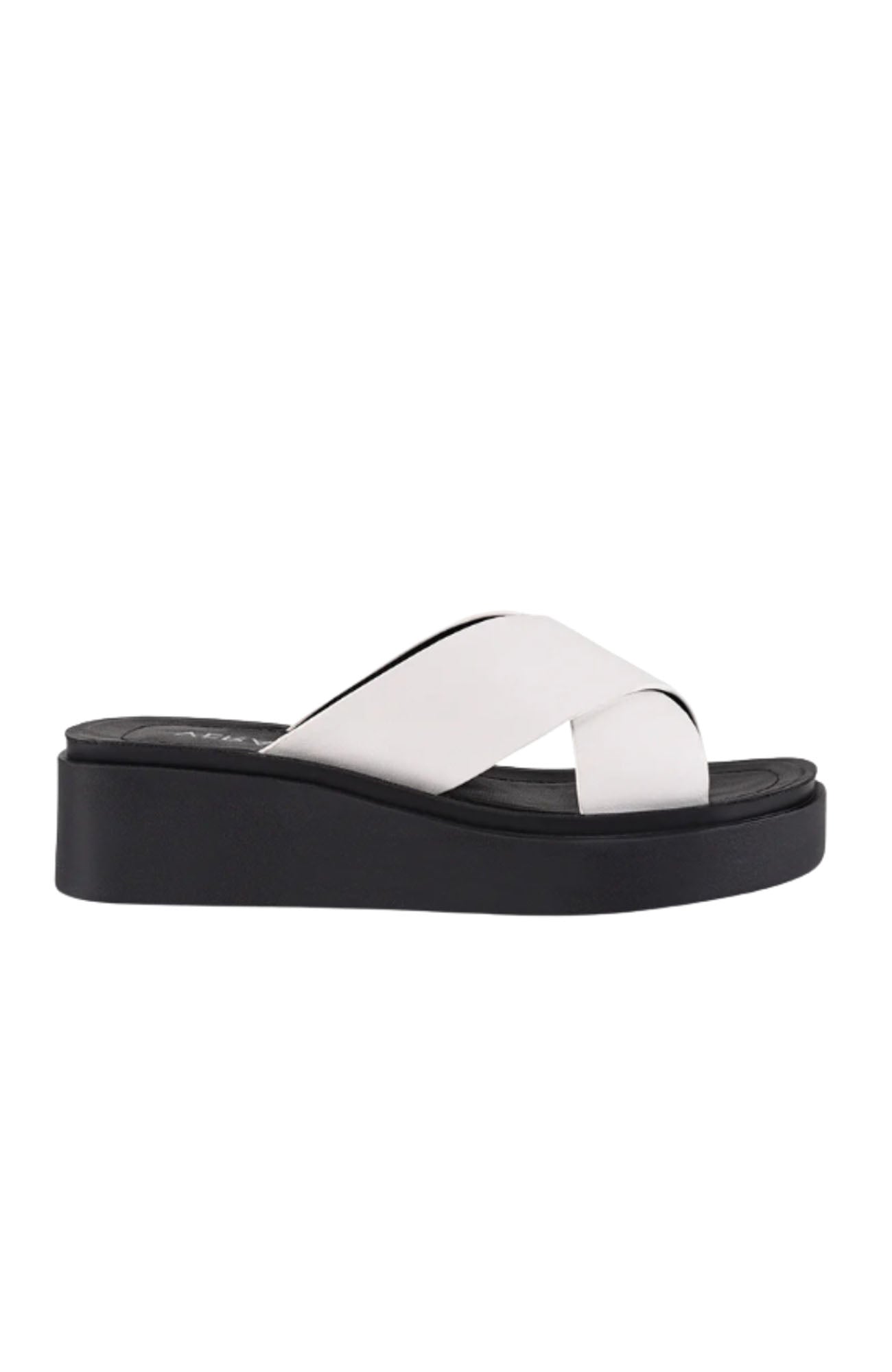 Rayne Sandal White Smooth