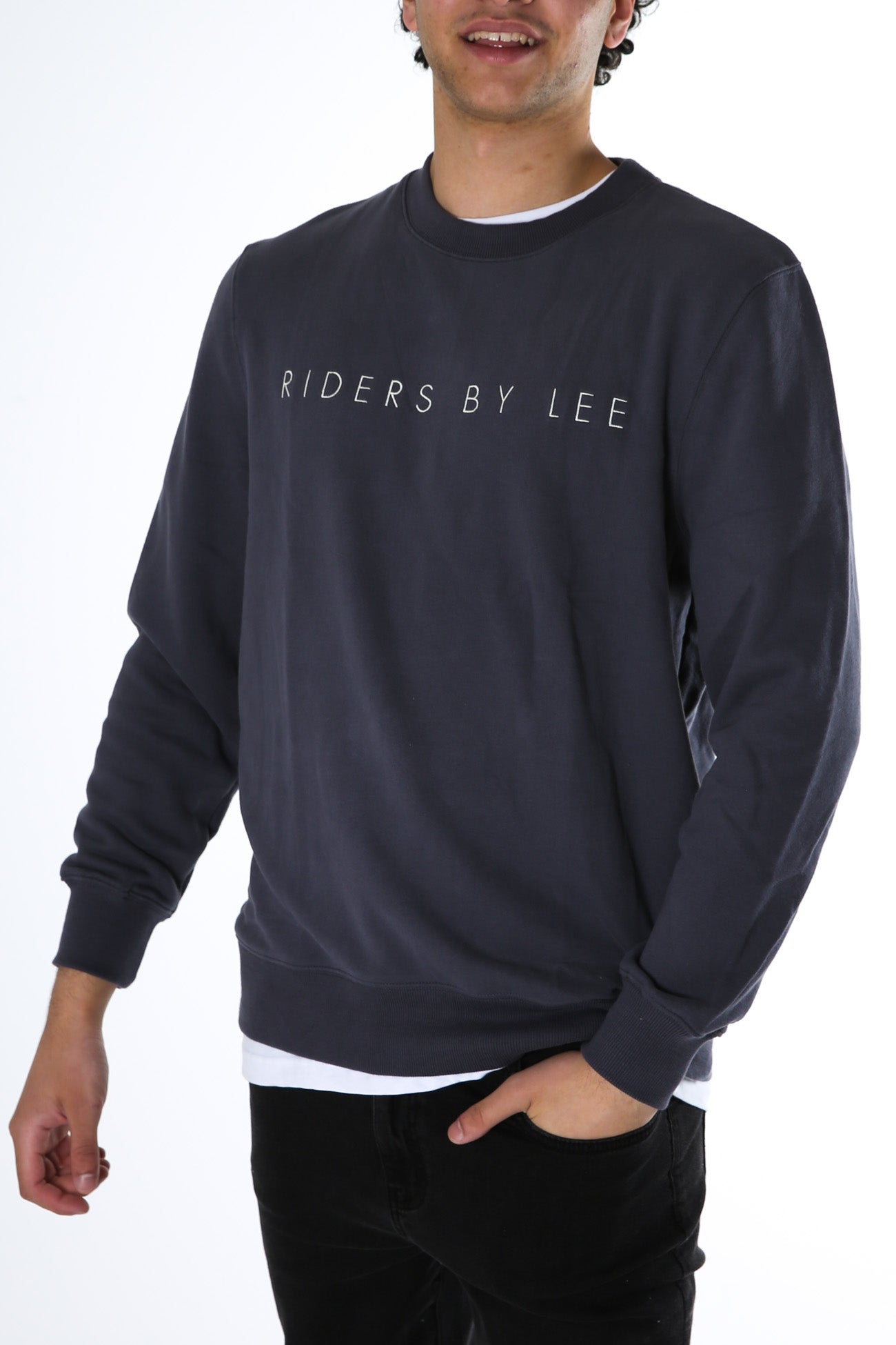 Relaxed Logo Sweater Graphite