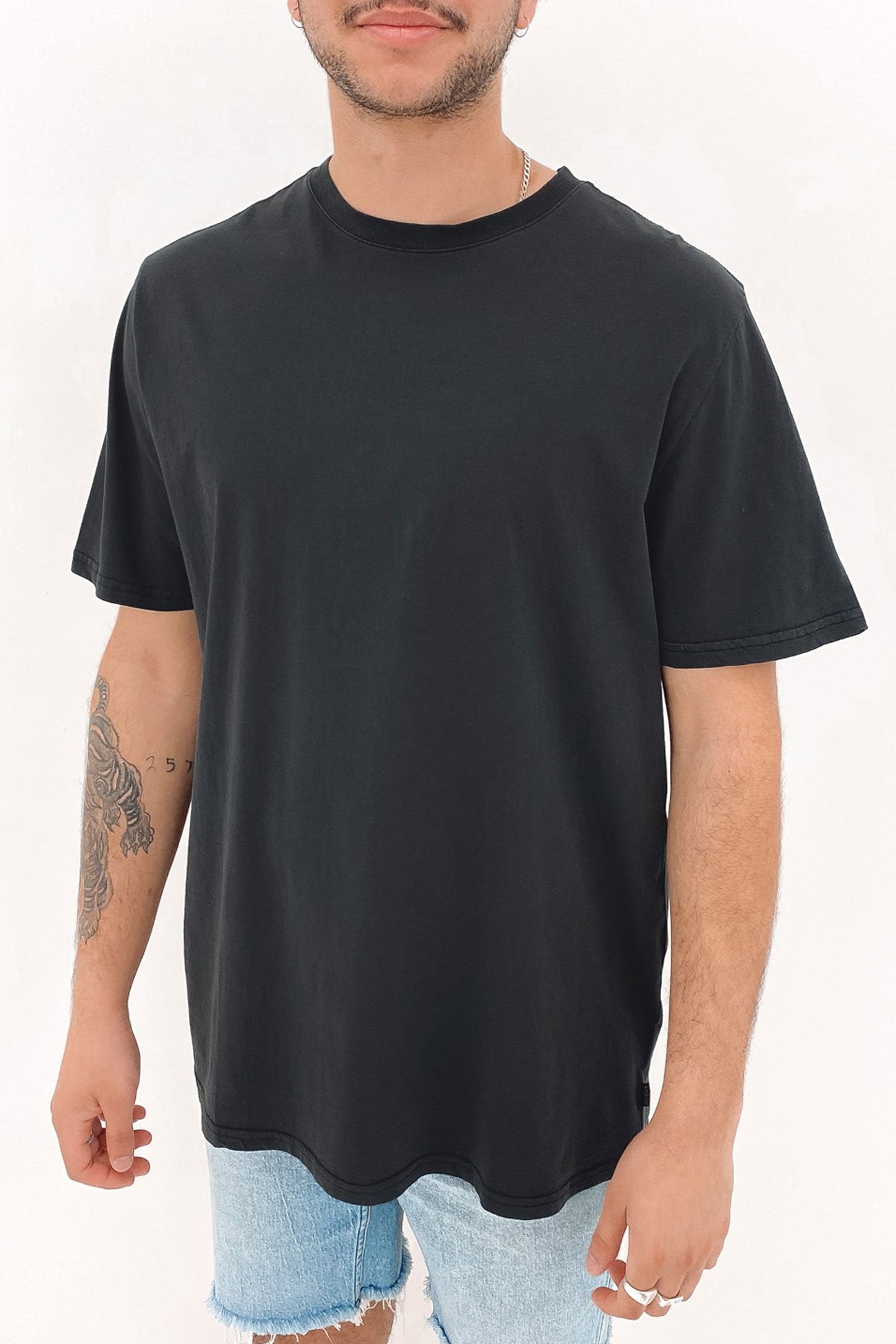 Relaxed Tee Faded Black