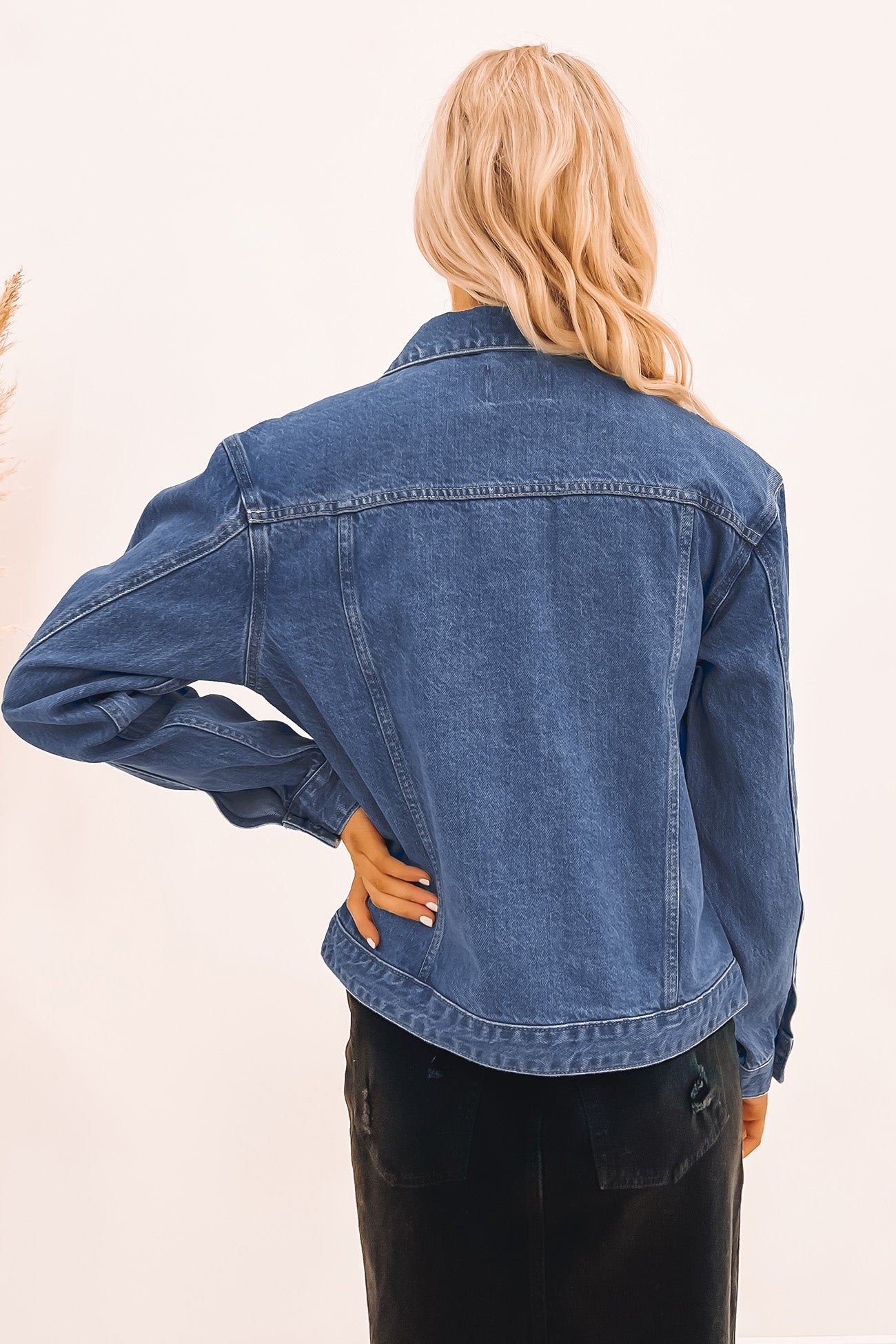 Relaxed Trucker Jacket High Hopes Blue