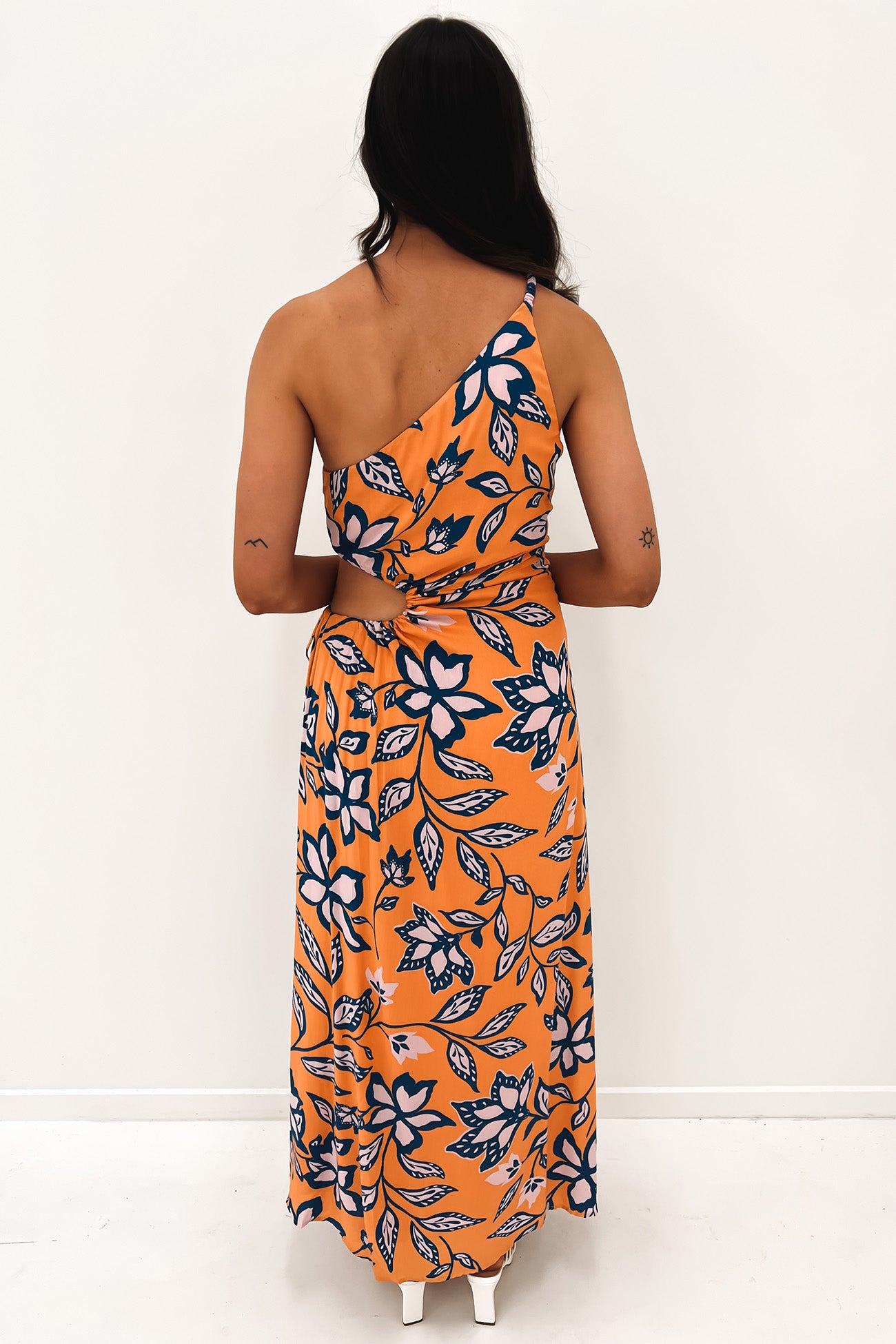 Remeny Maxi Dress Tangerine