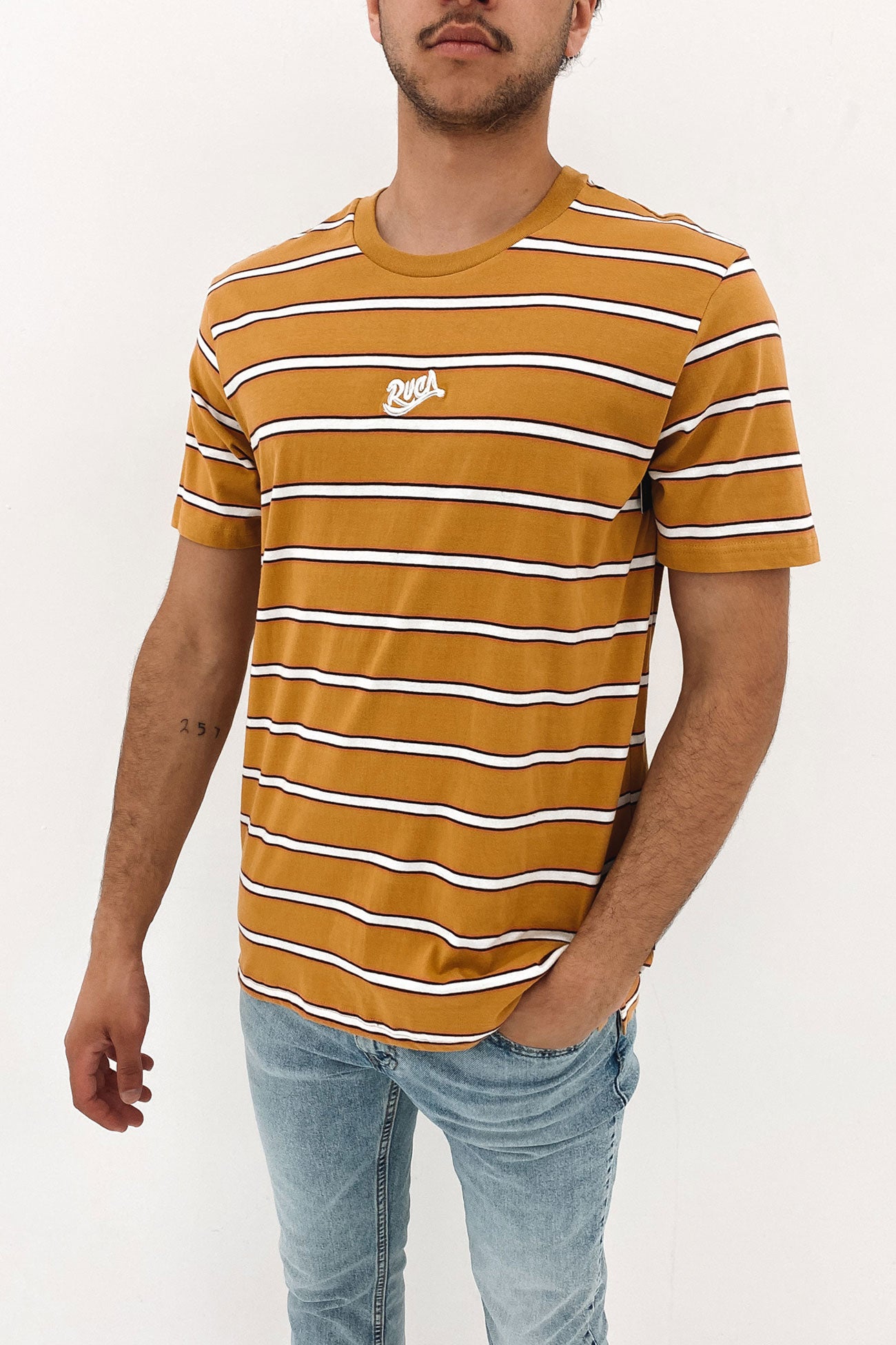 Resevoir Stripe Short Sleeve Tee Sunwash