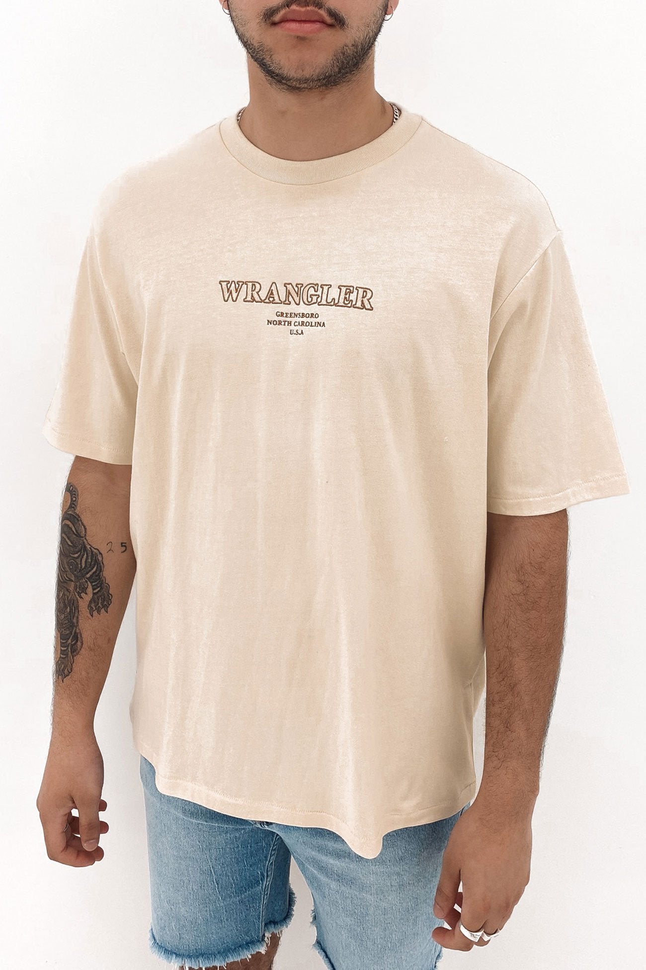 Revival Slacker Tee Ecru