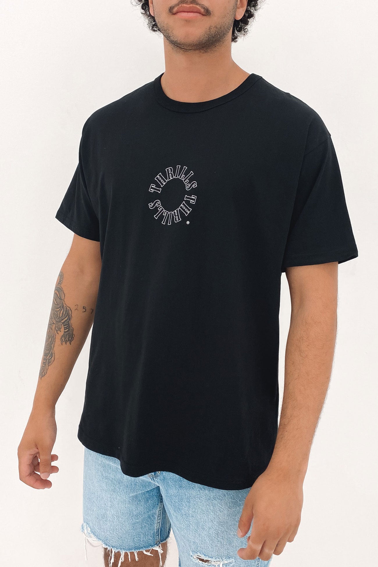 Revolutions Box Fit Tee Black