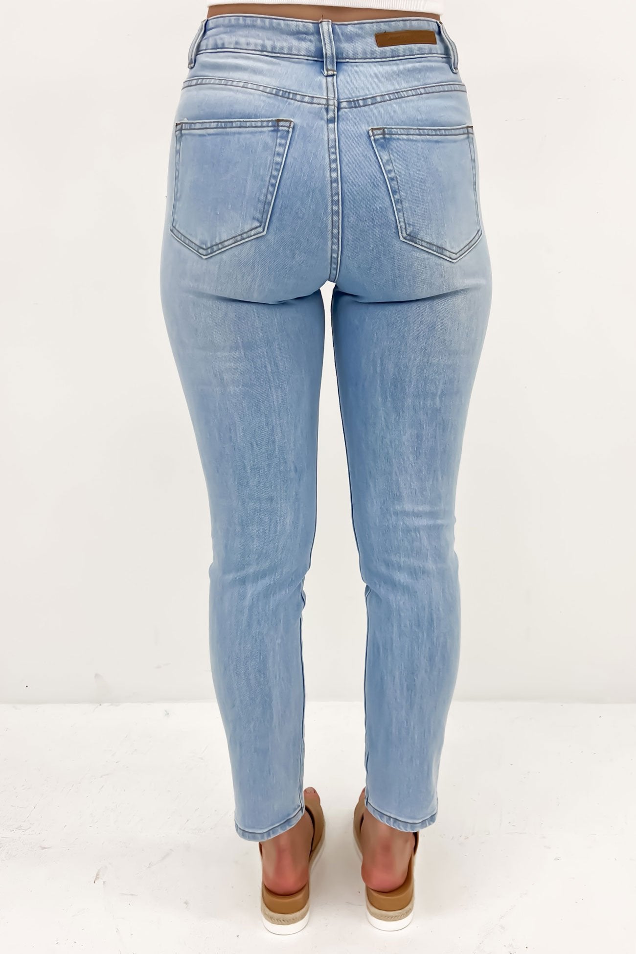 Rhys Ripped Mom Jean Light Blue