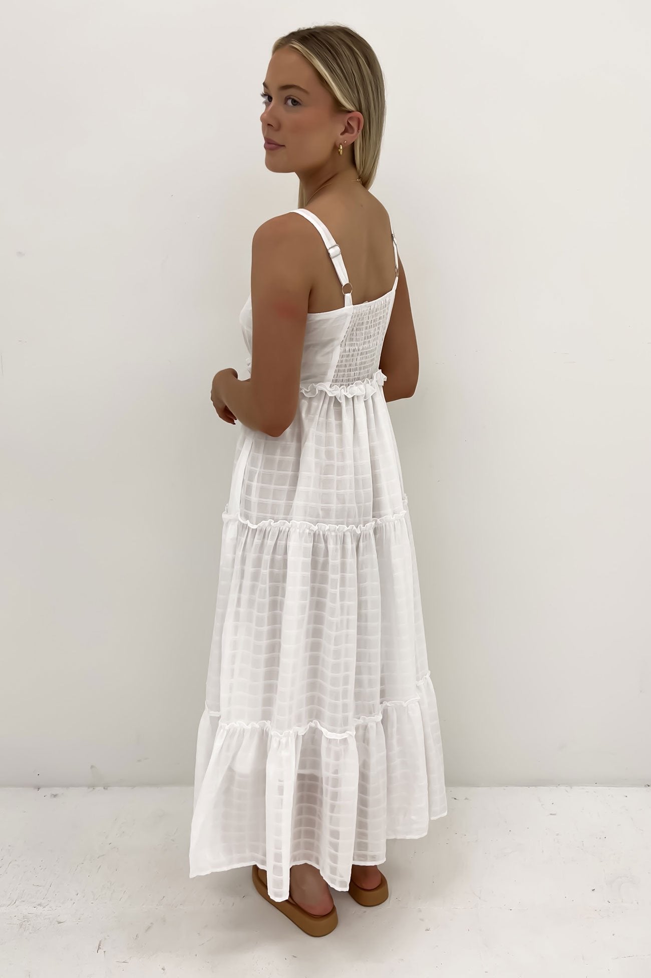 Ruby Maxi Dress White