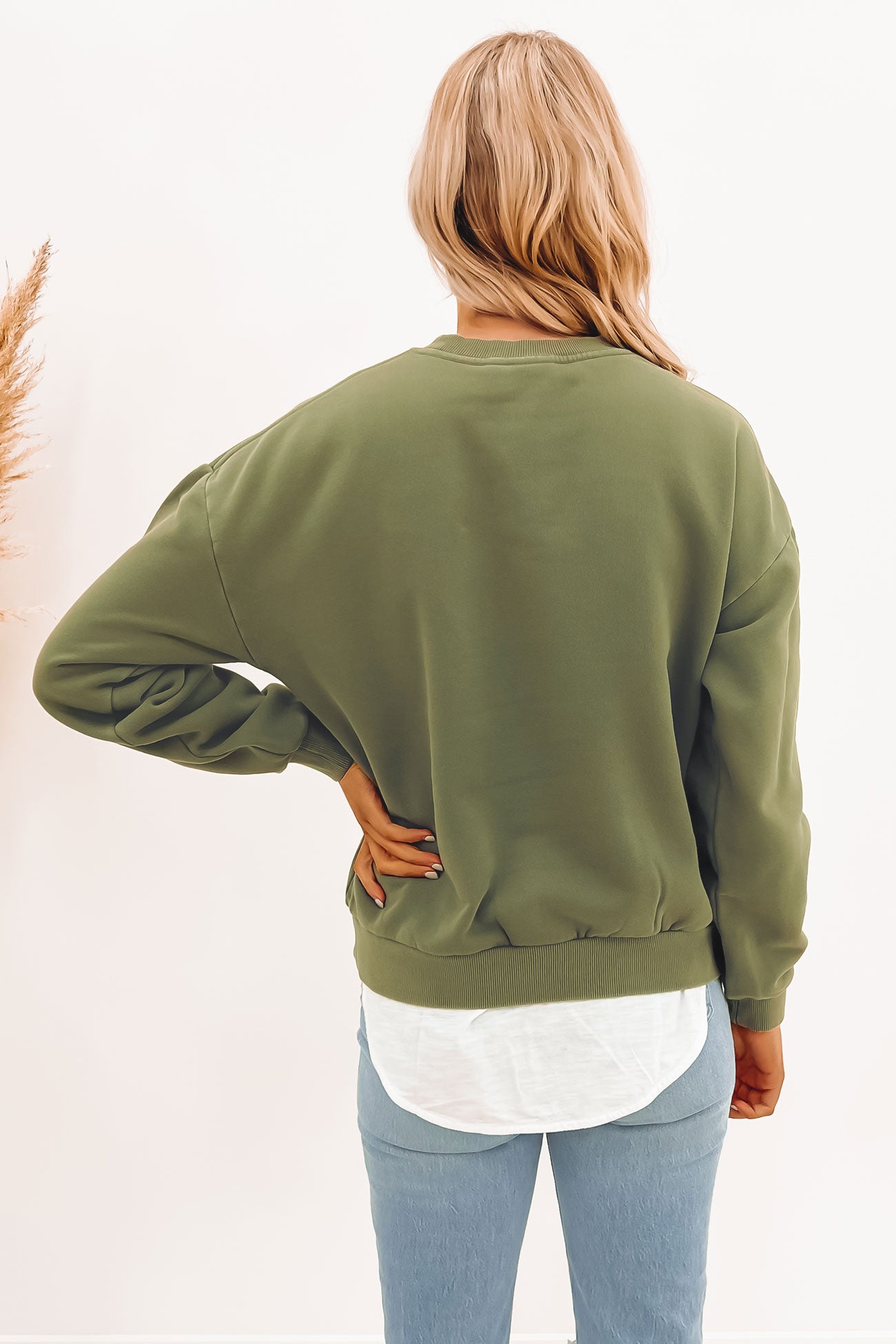 Rusty Sunrise Relaxed Crew Fleece Savanna