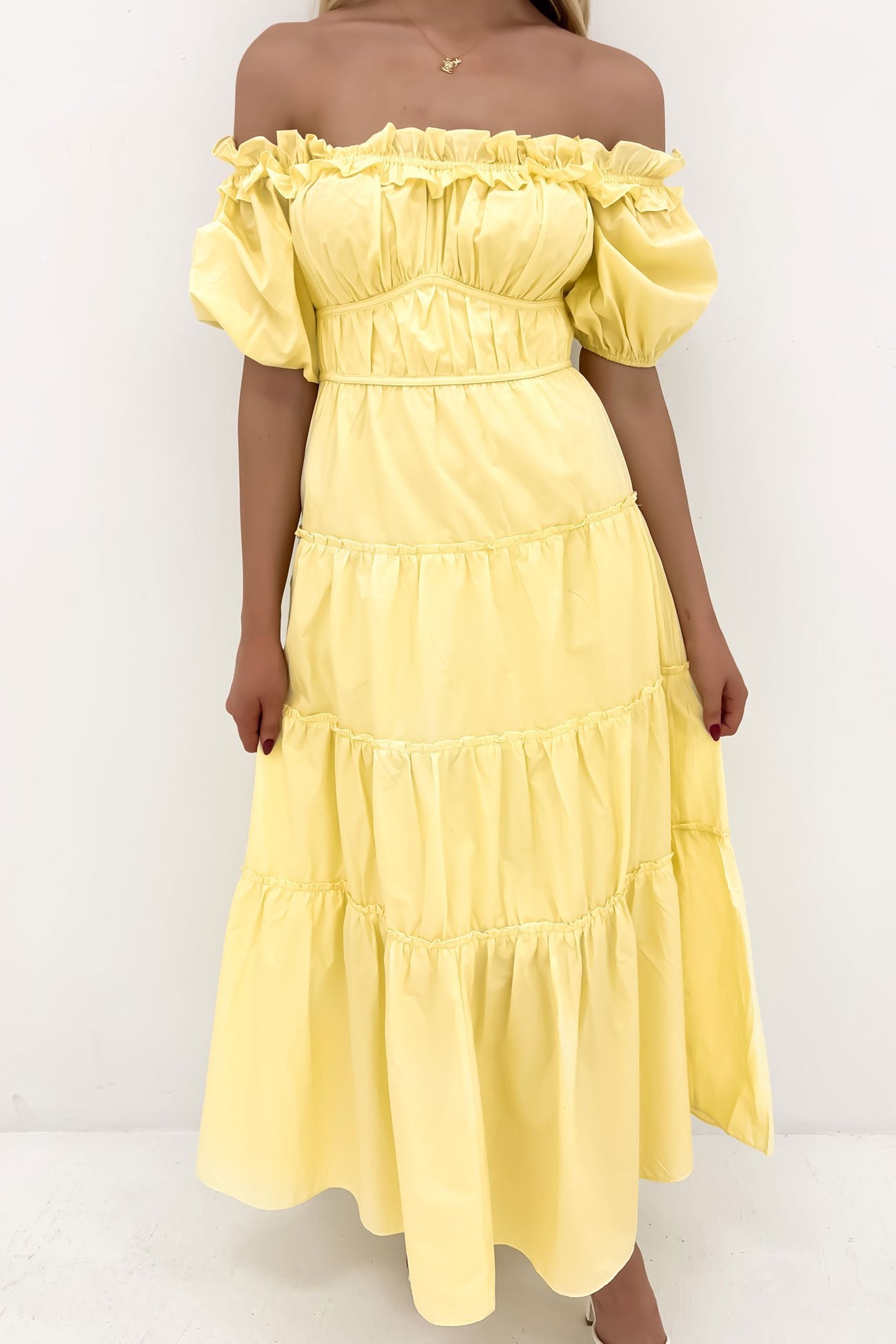 Ryland Midi Dress Yellow