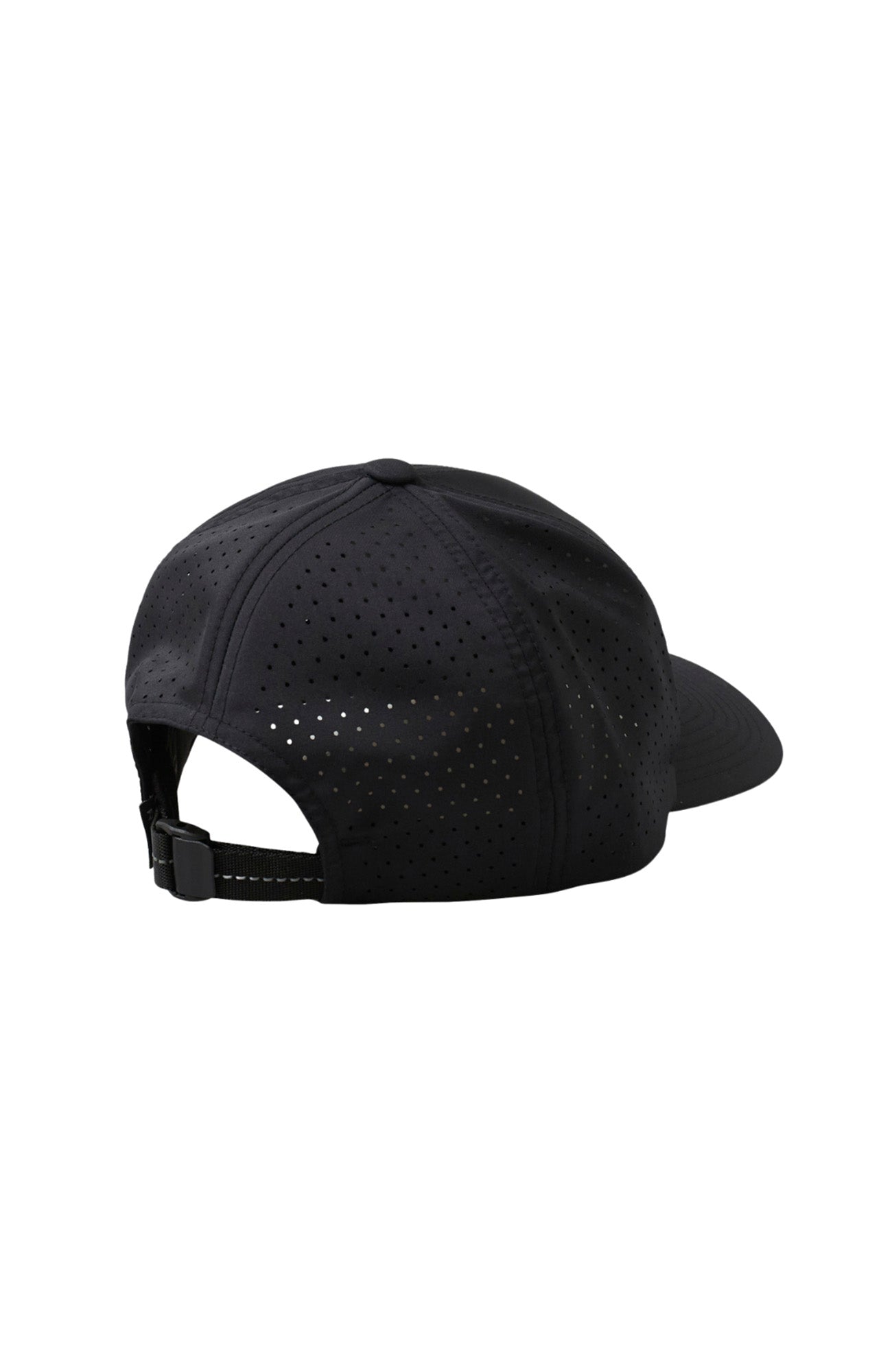 Vent Perforated Clipback Hat II Black