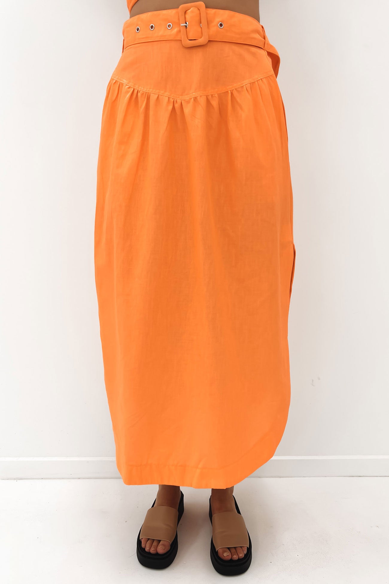 Sadie Maxi Skirt Orange