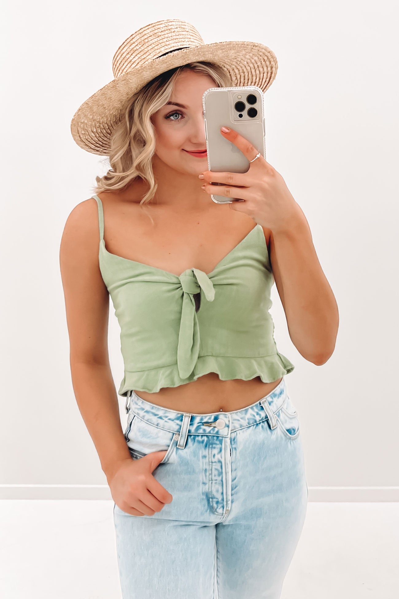 Sadie Top Light Green