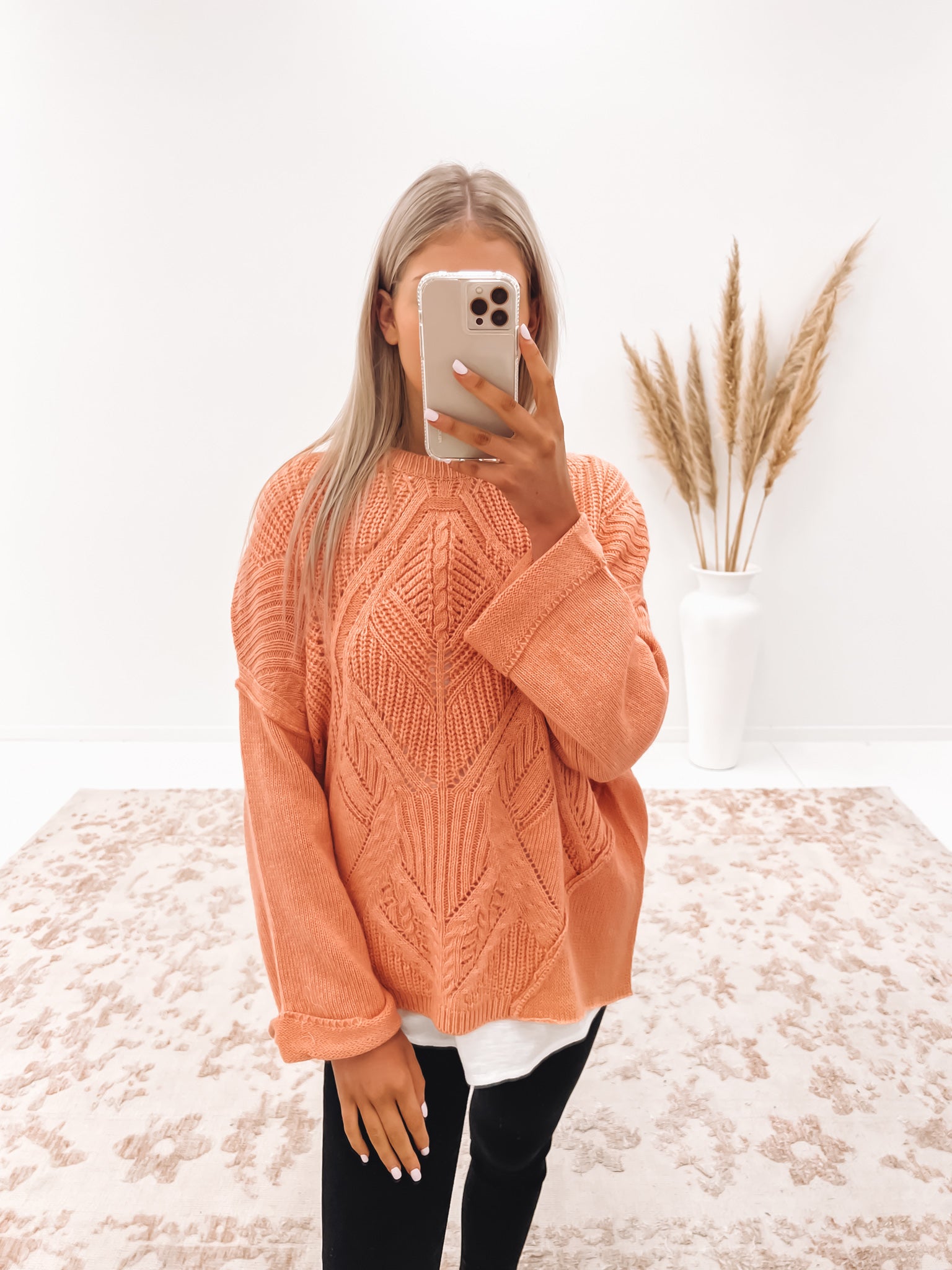 Salli Knit Orange