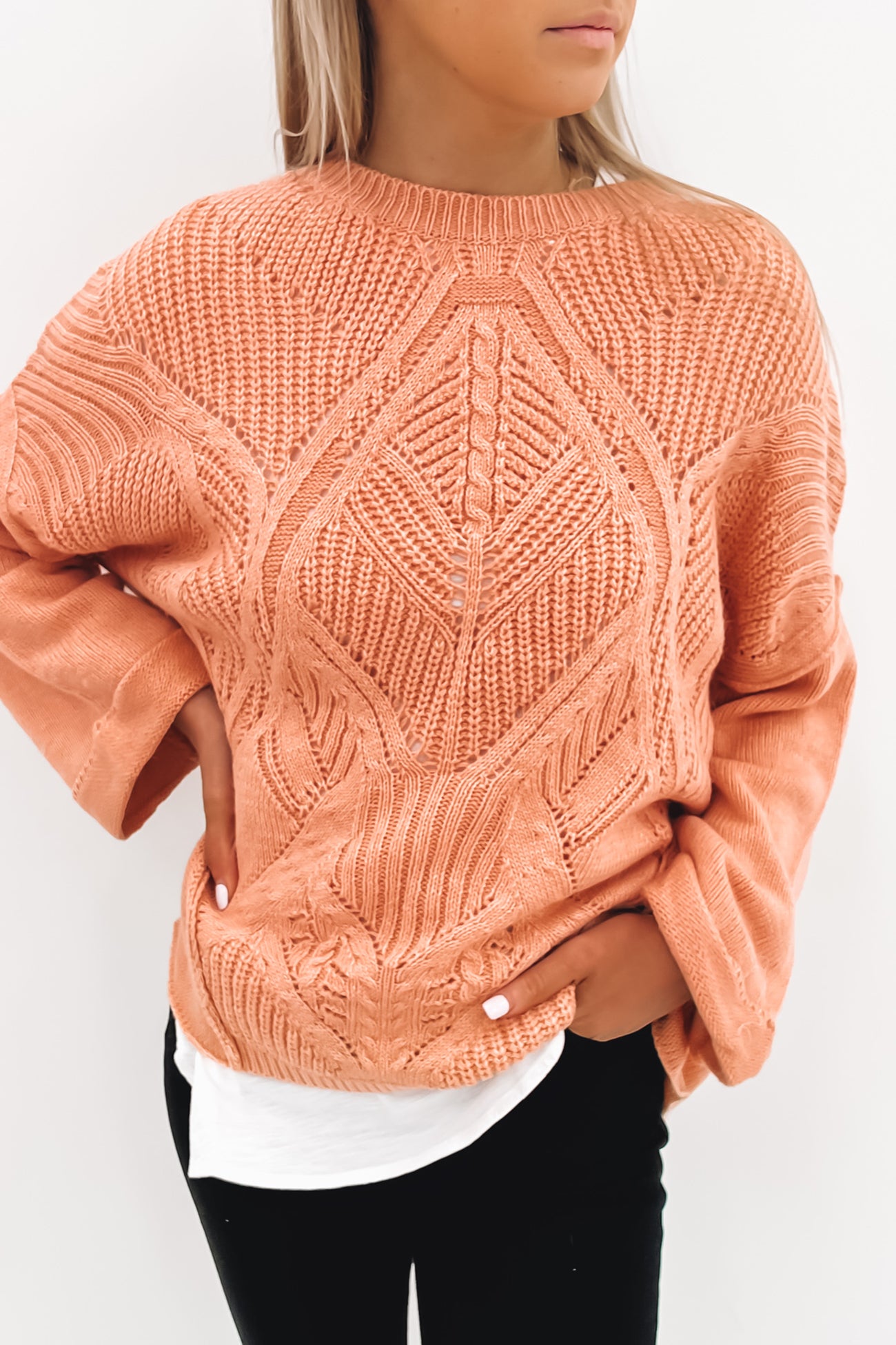 Salli Knit Orange