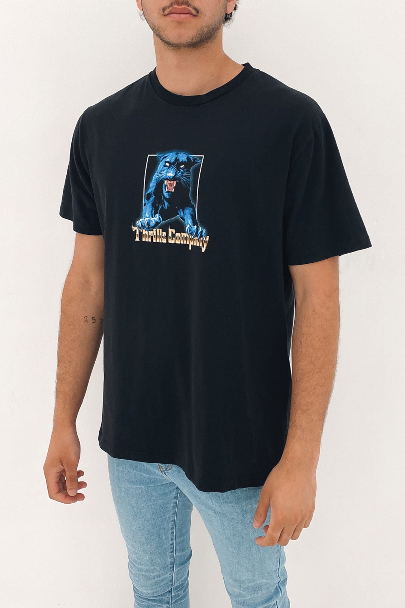 Sanctuary Merch Fit Tee Washed Black