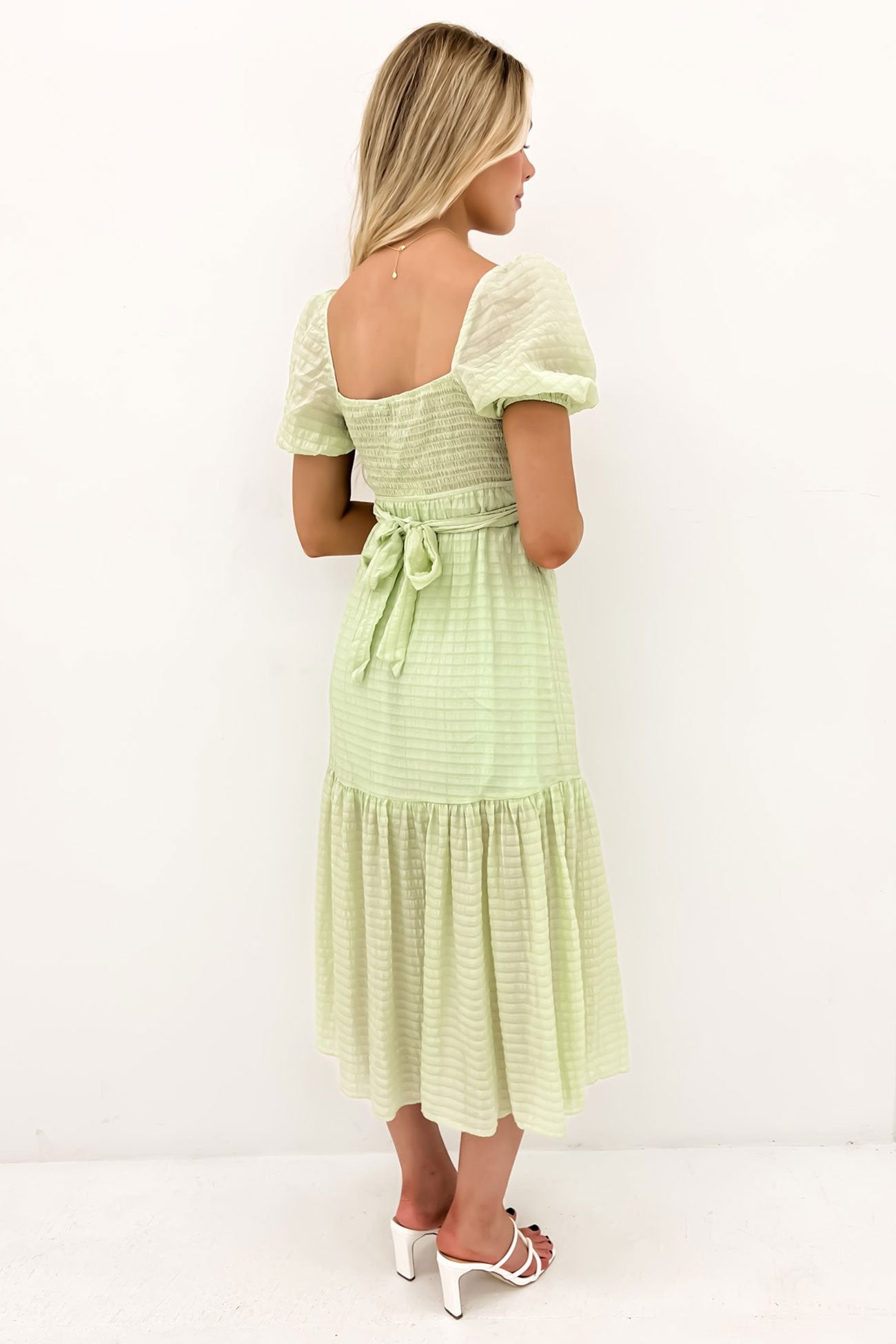 Sarann Midi Dress Green