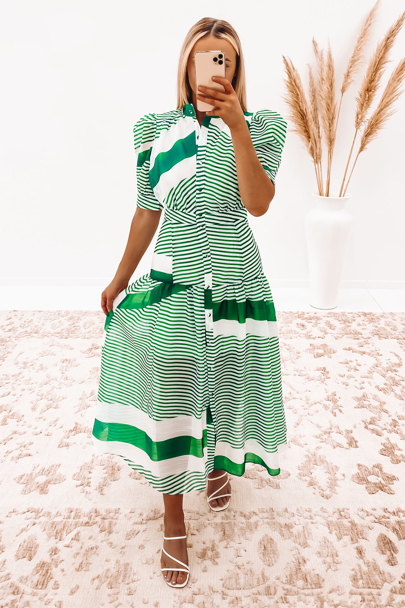 Sasha Midi Dress Green