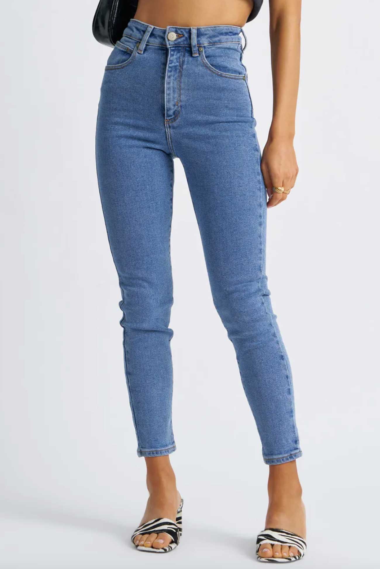 A High Skinny Ankle Basher Petite Jean LA Blues