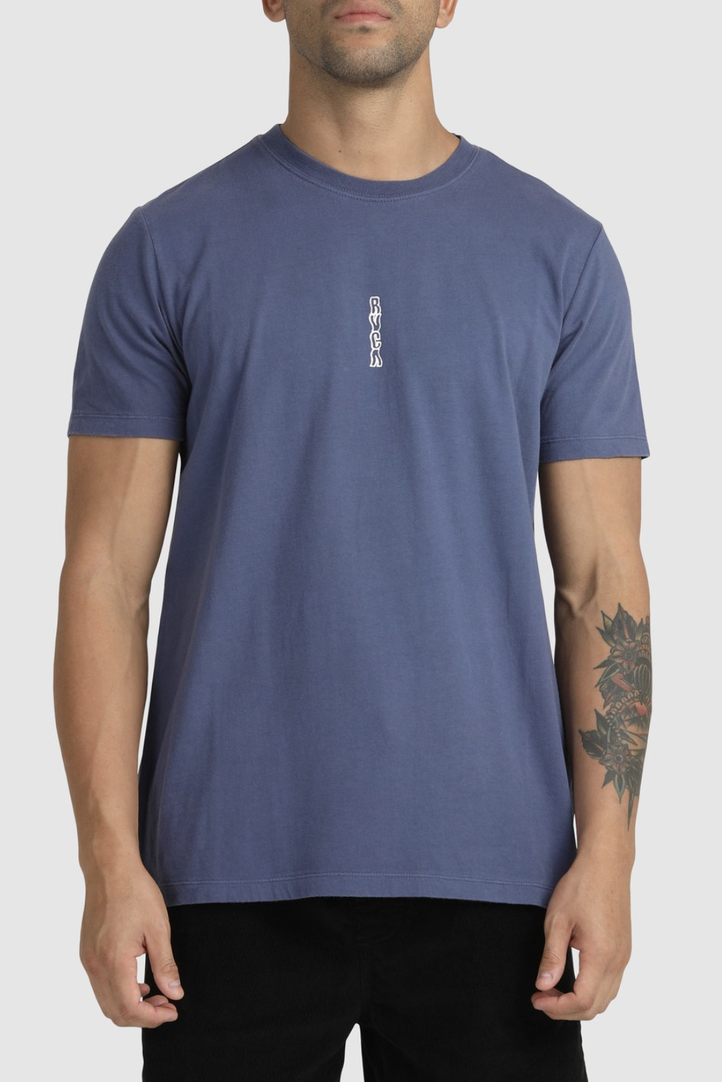 RVCA Wave Short Sleeve Tee Classic Blue