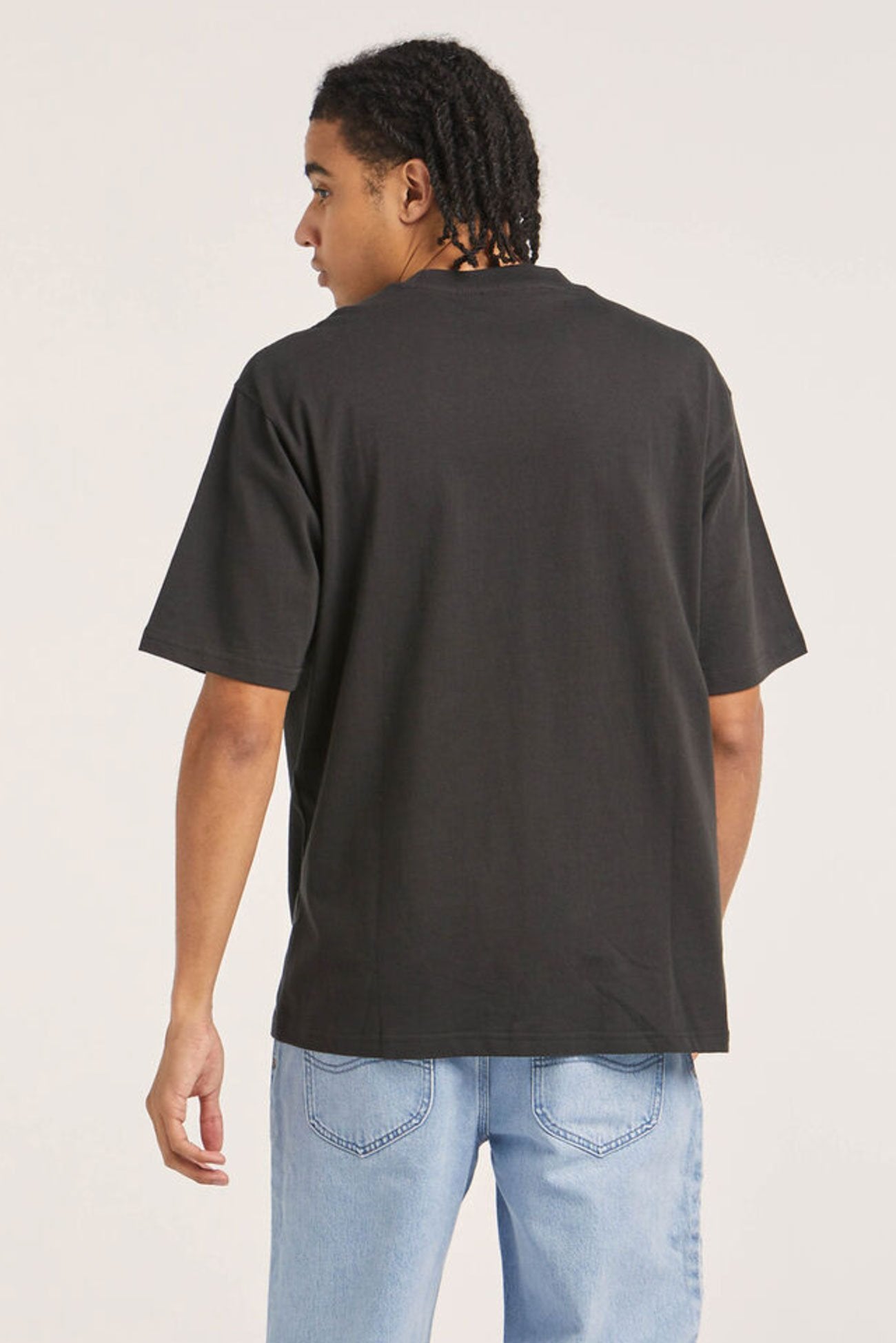 Kansas Baggy Tee Worn Black