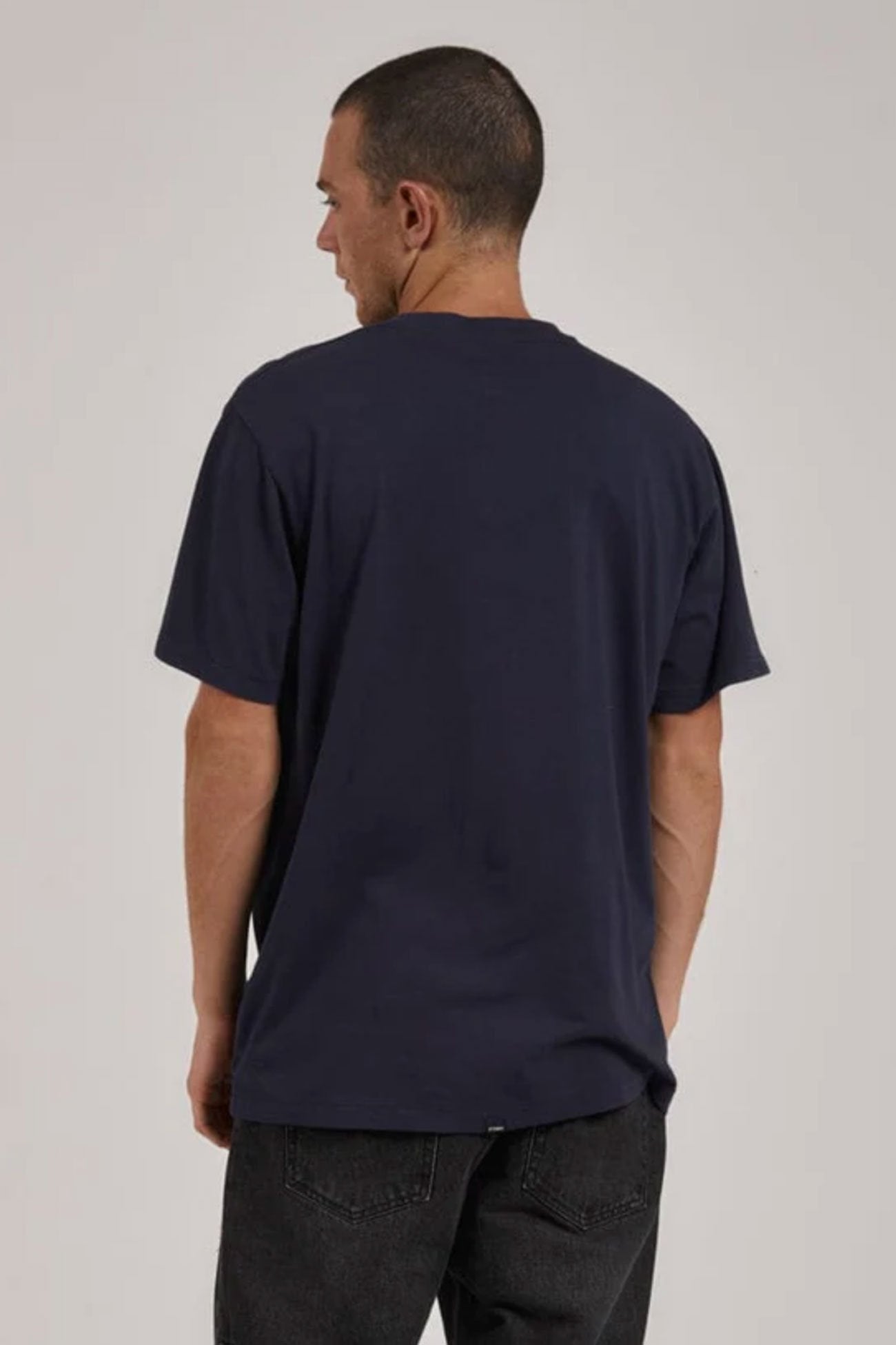 Minimal Thrills Merch Fit Tee Station Navy