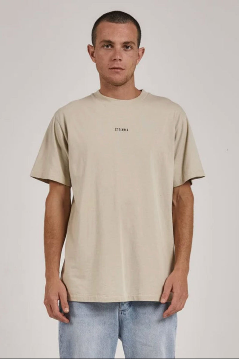 Minimal Thrills Merch Fit Tee Oatmeal