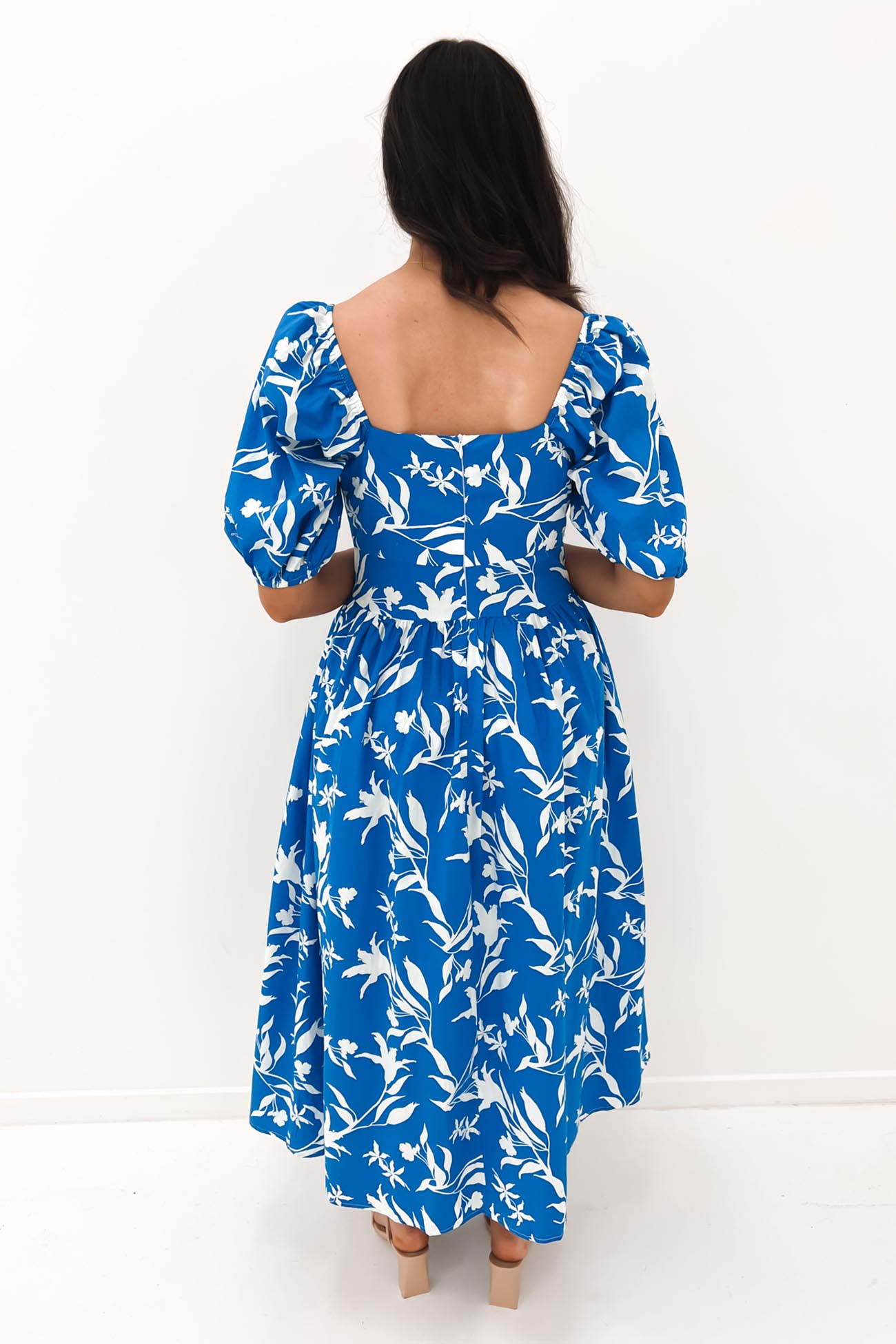 Selma Midi Dress Blue