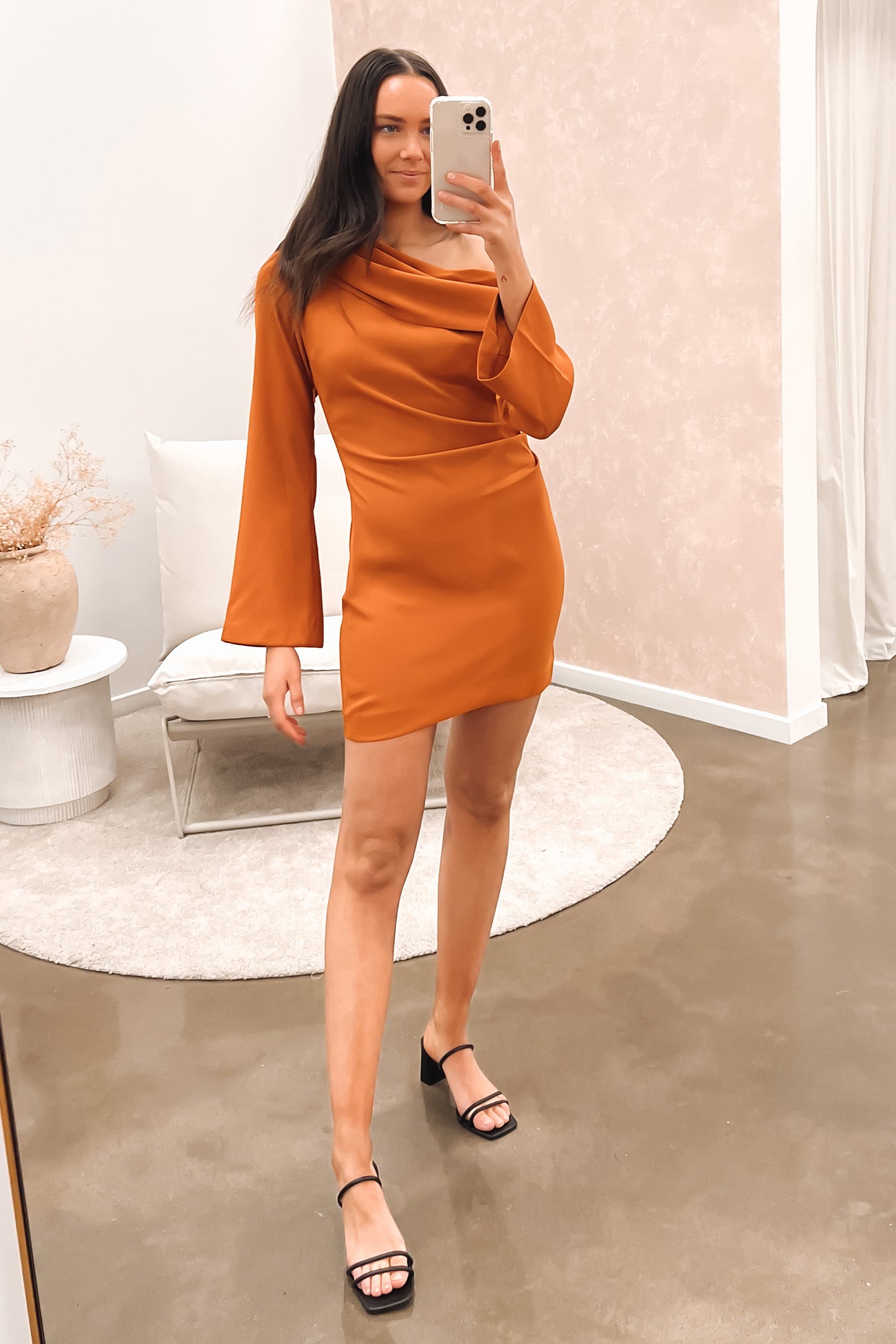 Sense Of You Mini Dress Orange