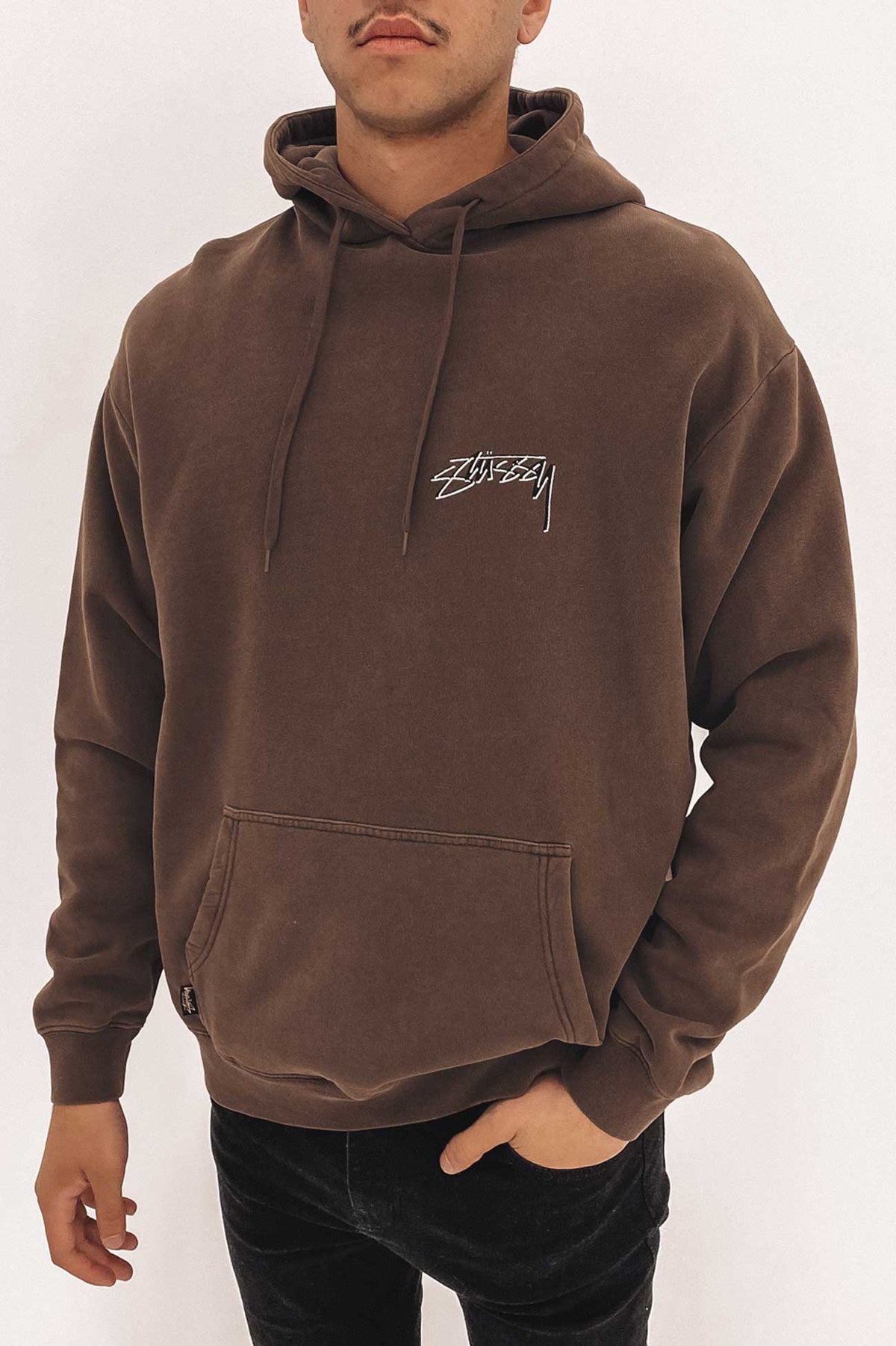 Shadow Script Hood Pigment Brown - Jean Jail