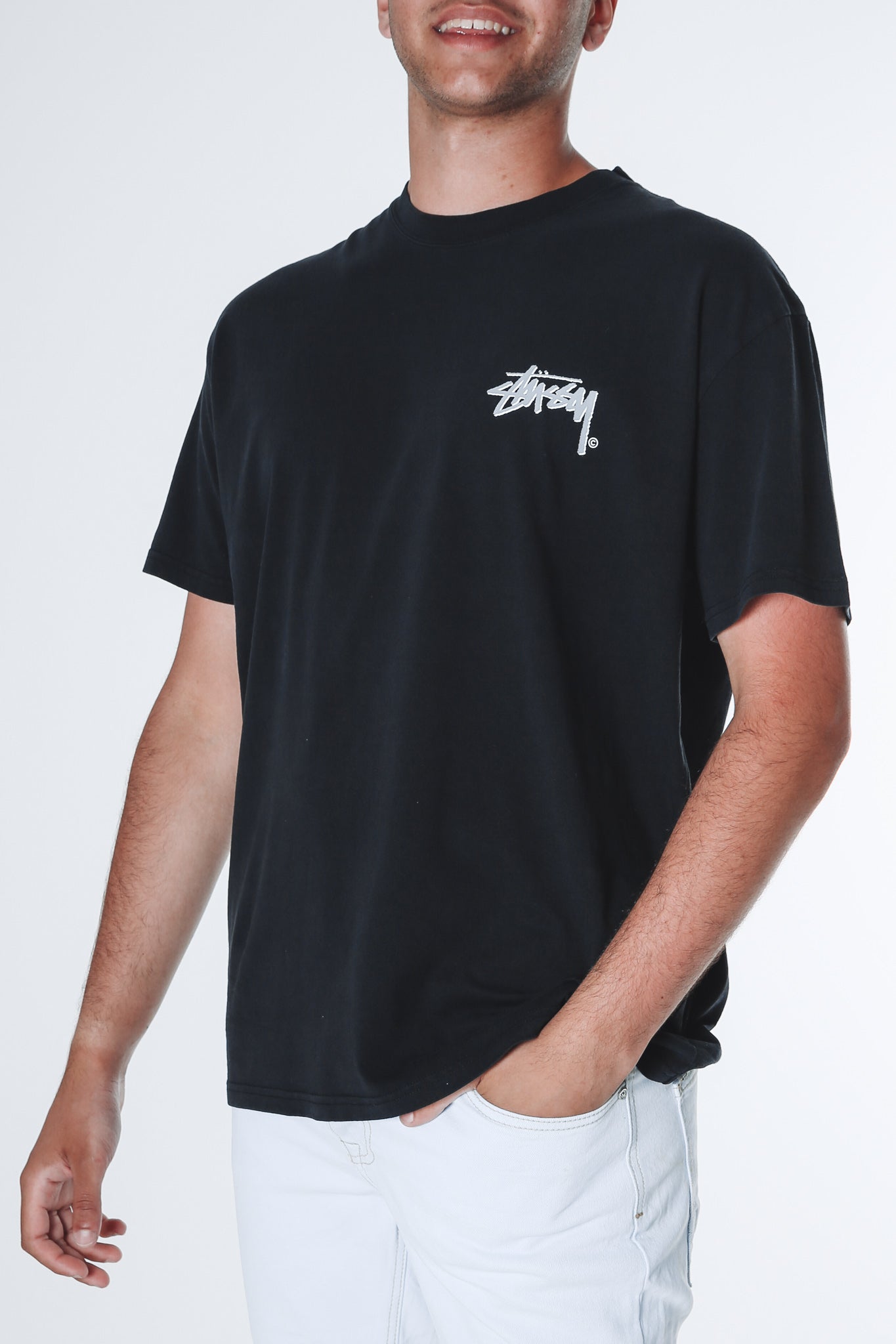 Shadow Stock Short Sleeve Tee Pigment Black