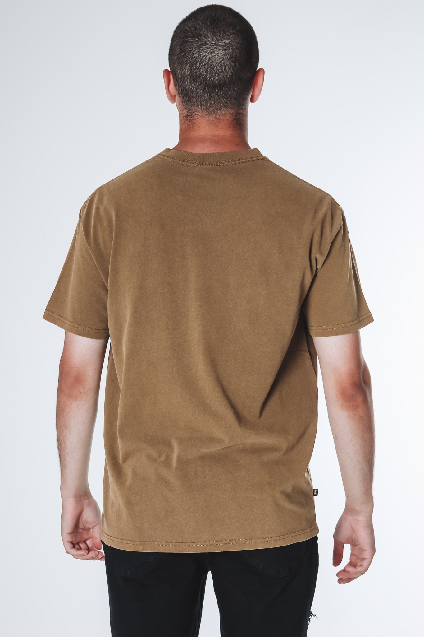 Shadow Stock Short Sleeve Tee Pigment Tobacco